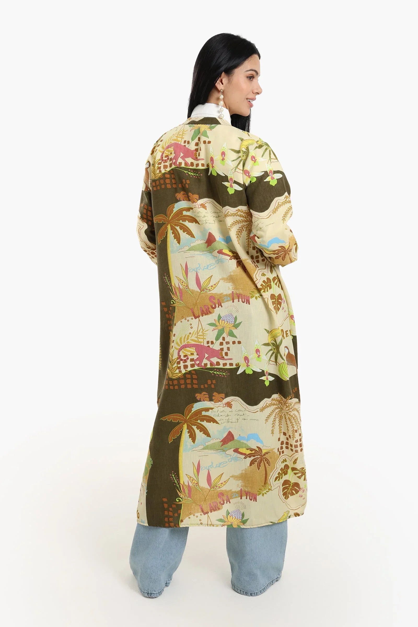 Clue - Mandarin Collar Shirt Dress 3