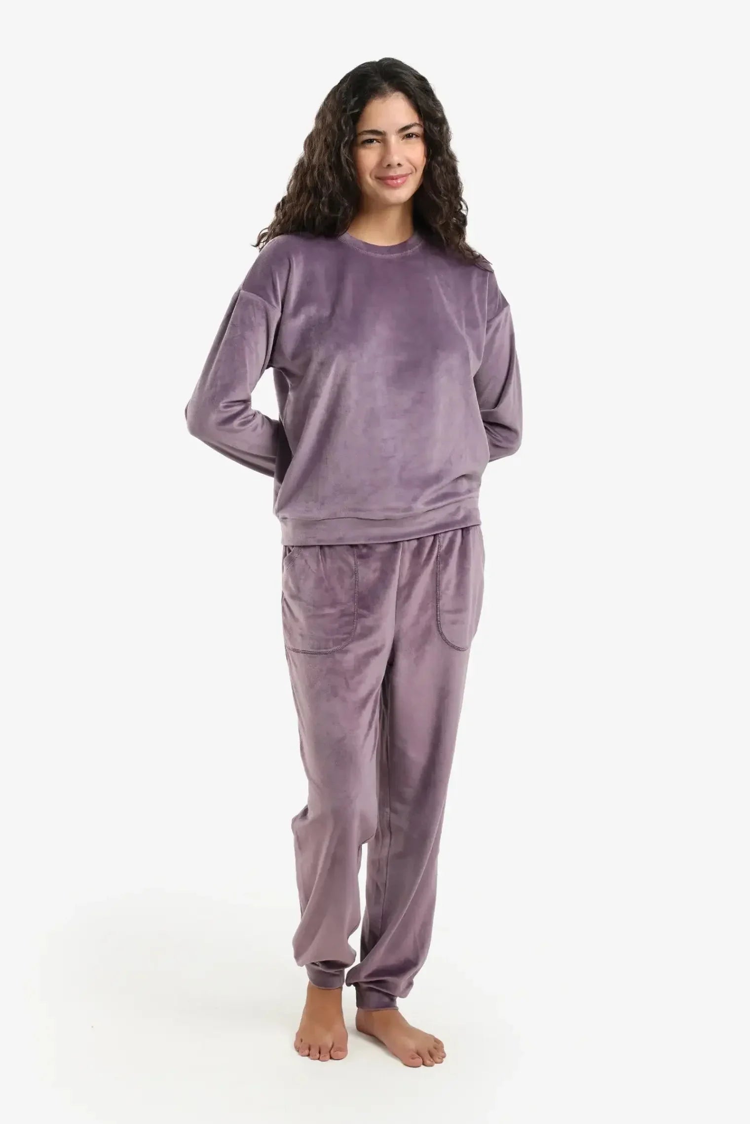Carina - Round Neck Pyjama Set 1