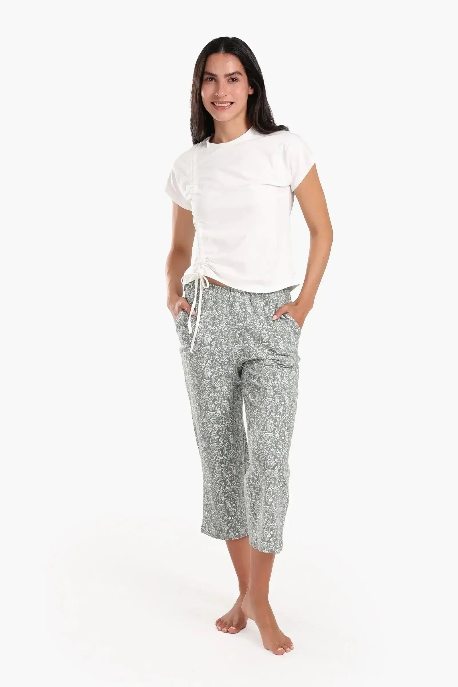 Carina - Cotton Capri Pyjama Set 1