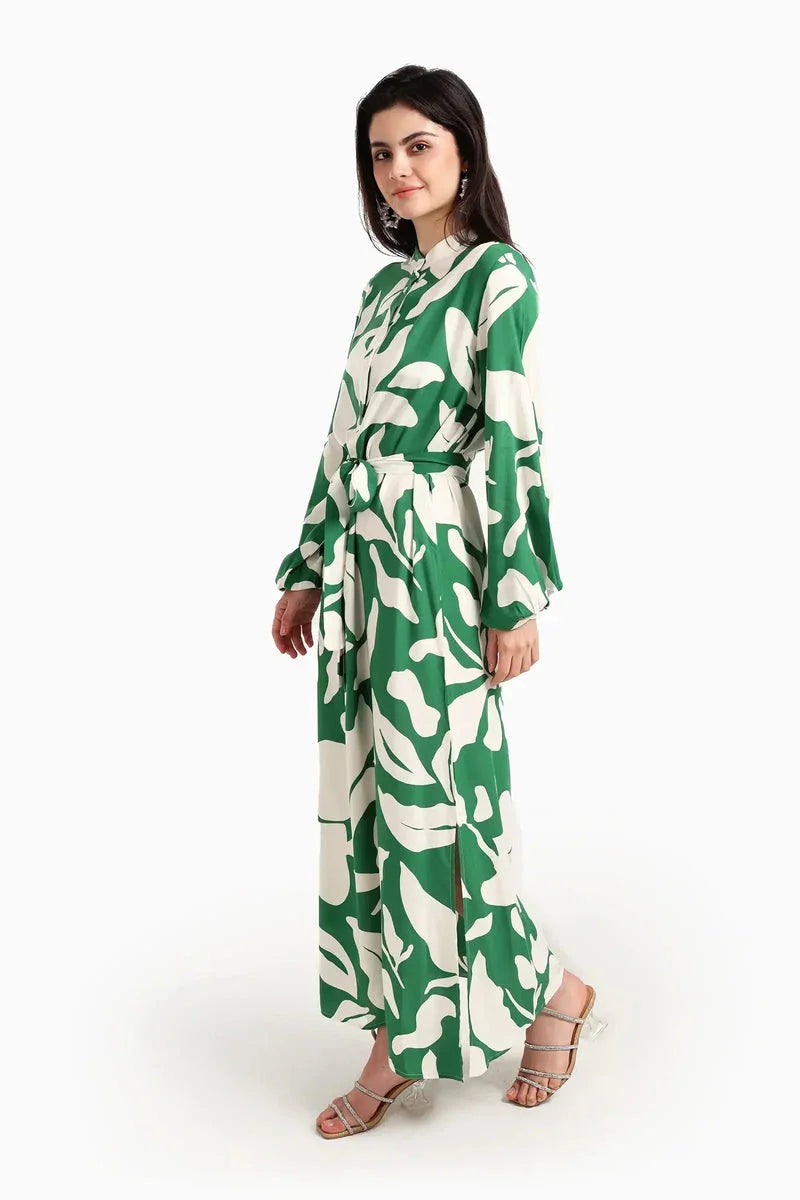 Carina - Elegant Printed Dress 2