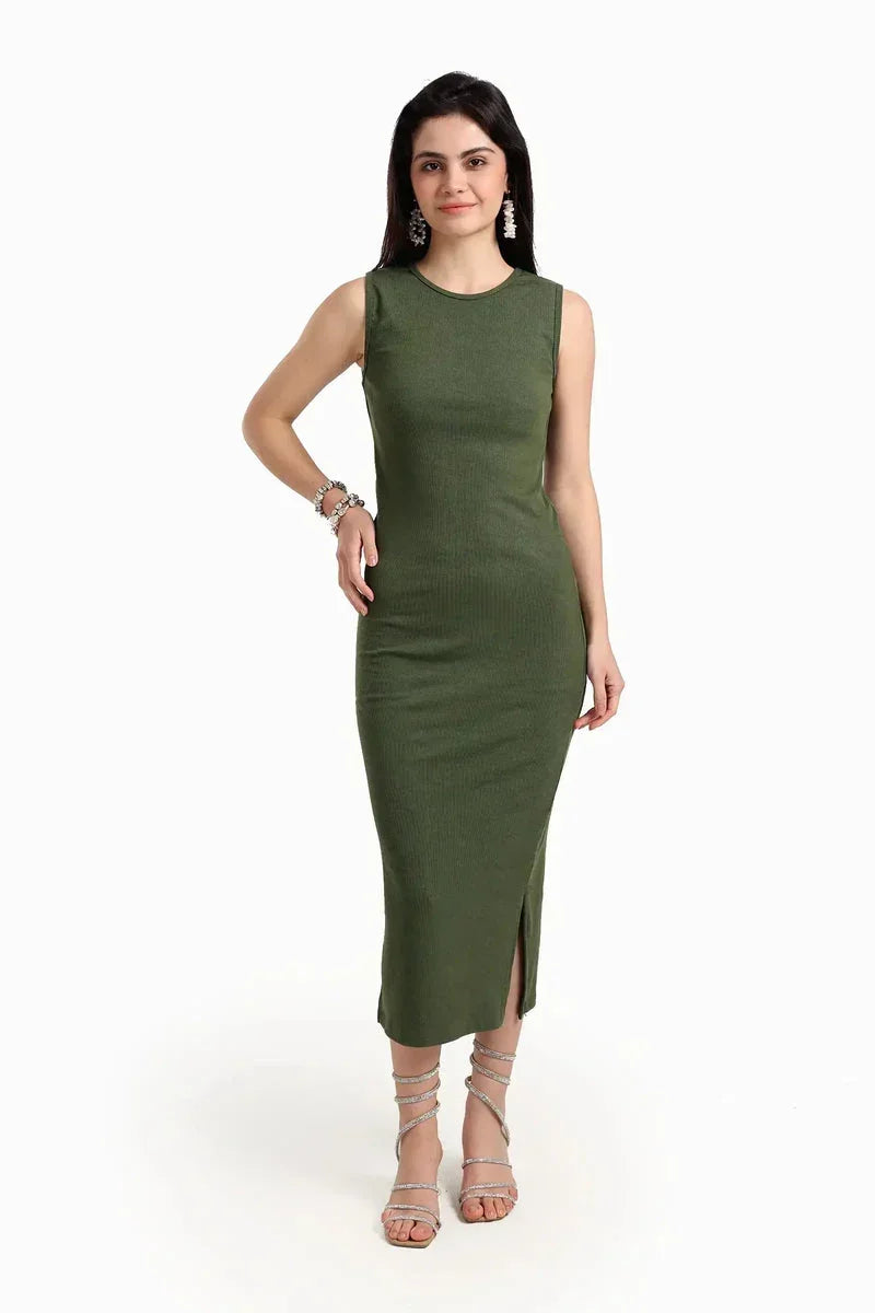 slim fit midi dress Slim Fit Midi Dress