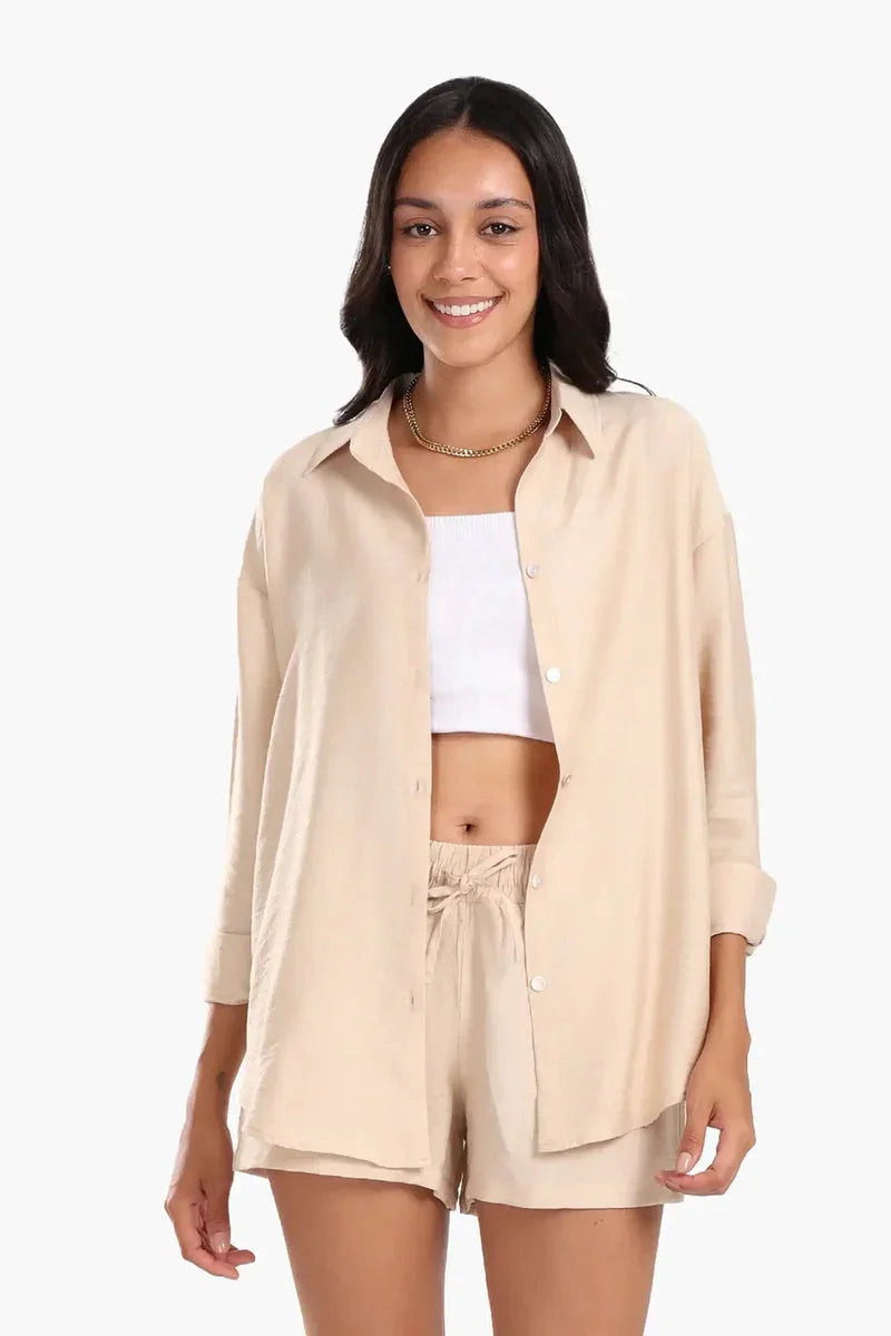 Carina - Beach Shirt & Shorts Set 5
