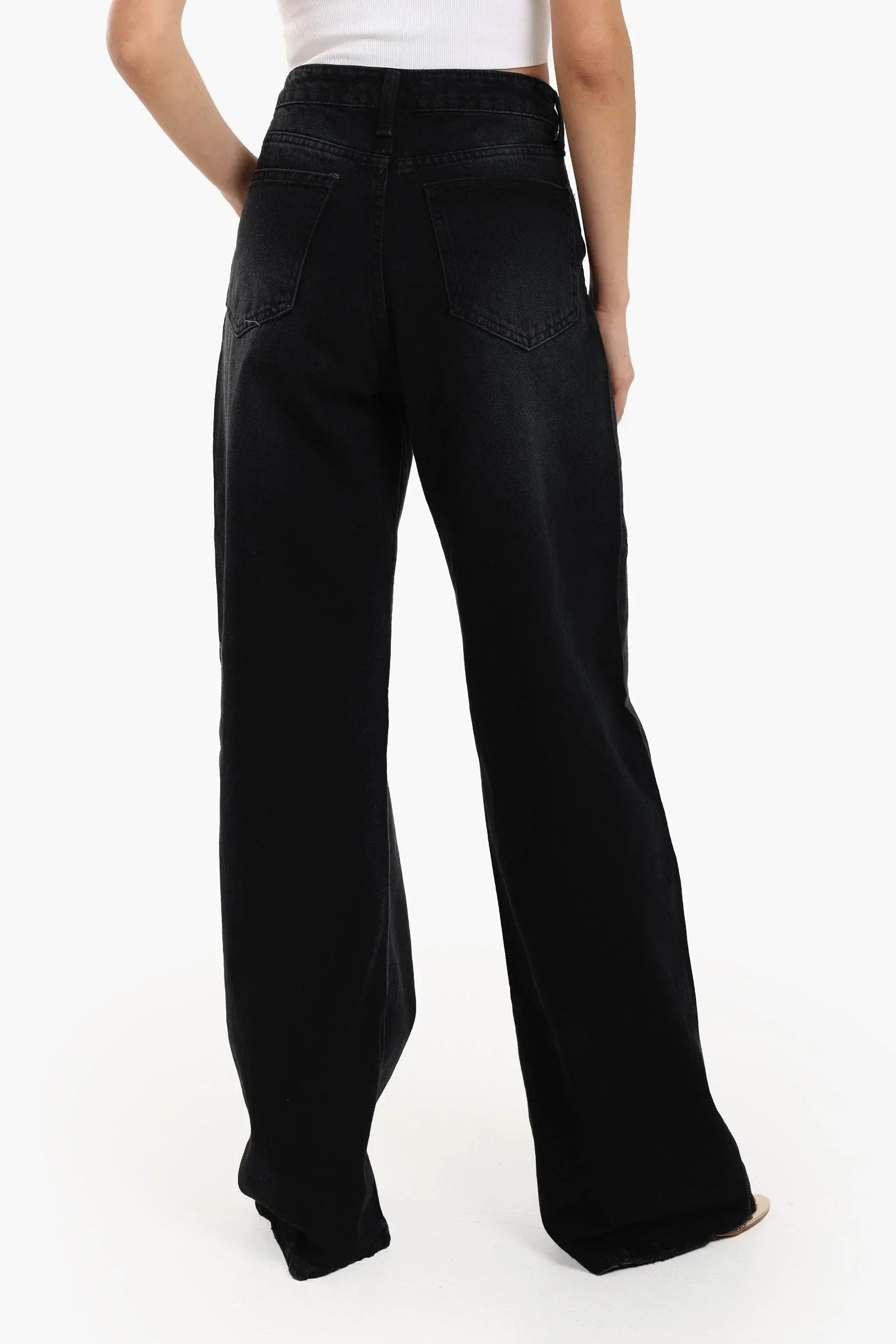 Clue - Wide Leg High Waist Jeans 2