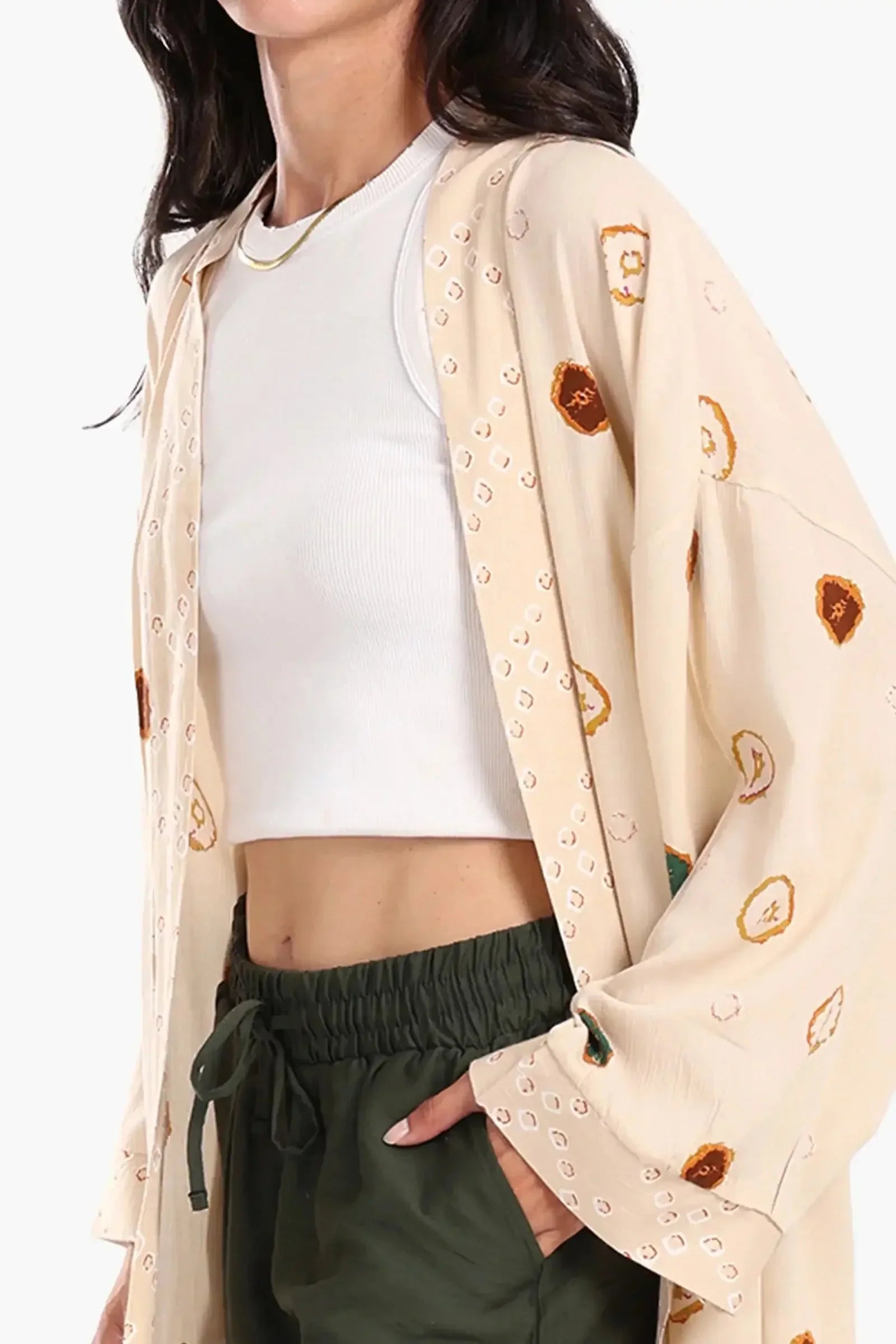 Carina - Casual Printed Cotton Cardigan 5