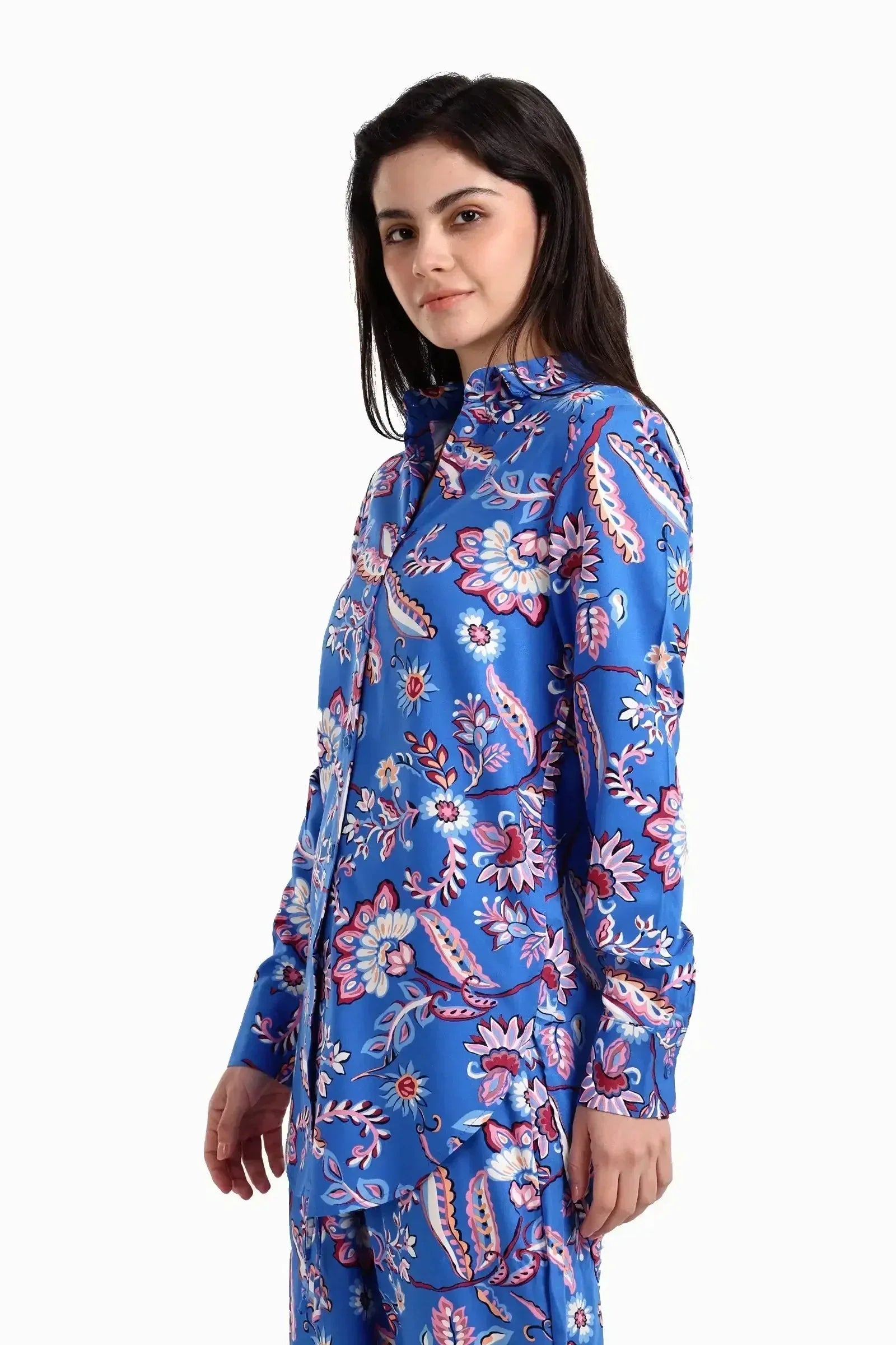 Carina - Chic Cotton Printed Shirt 1