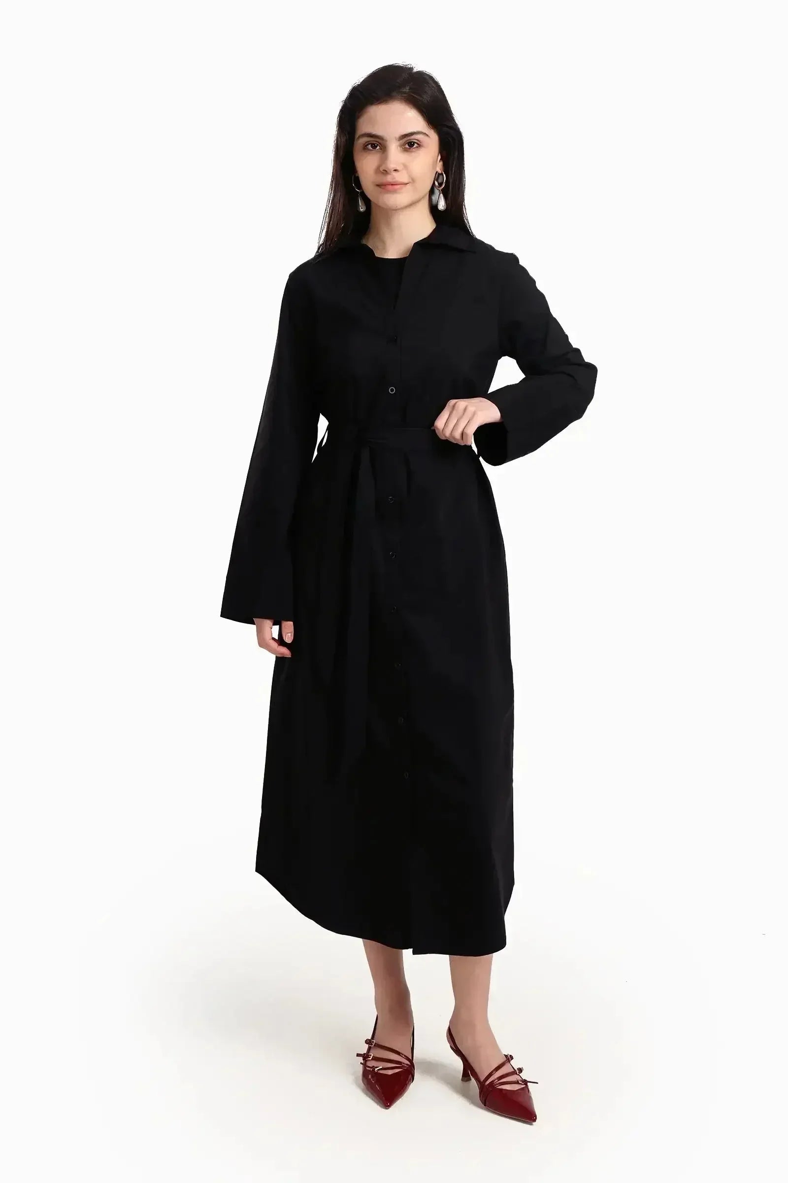 Carina - Classic Poplin Shirt Dress 2