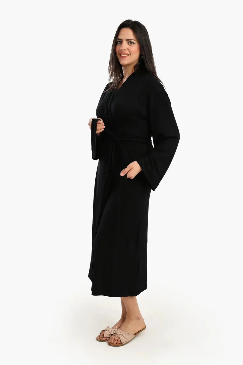 Carina - Long Sleeves Plain Robe 7