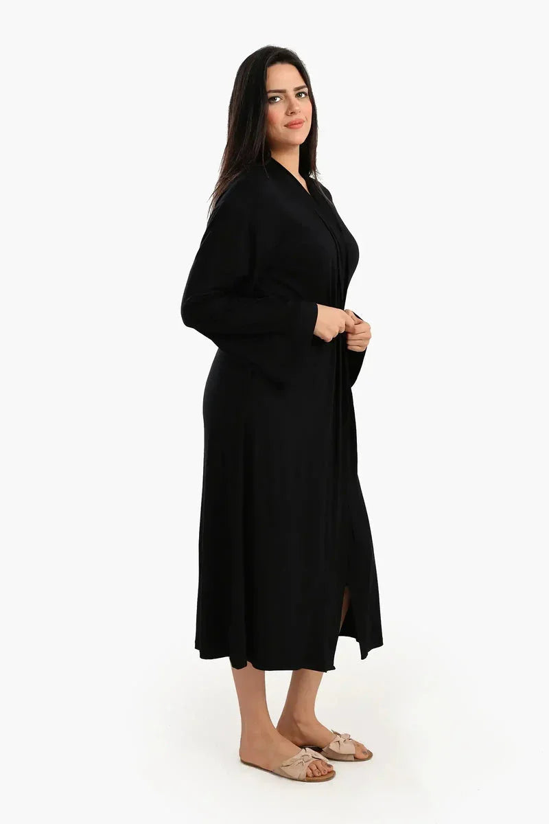 Carina - Long Sleeves Plain Robe 19
