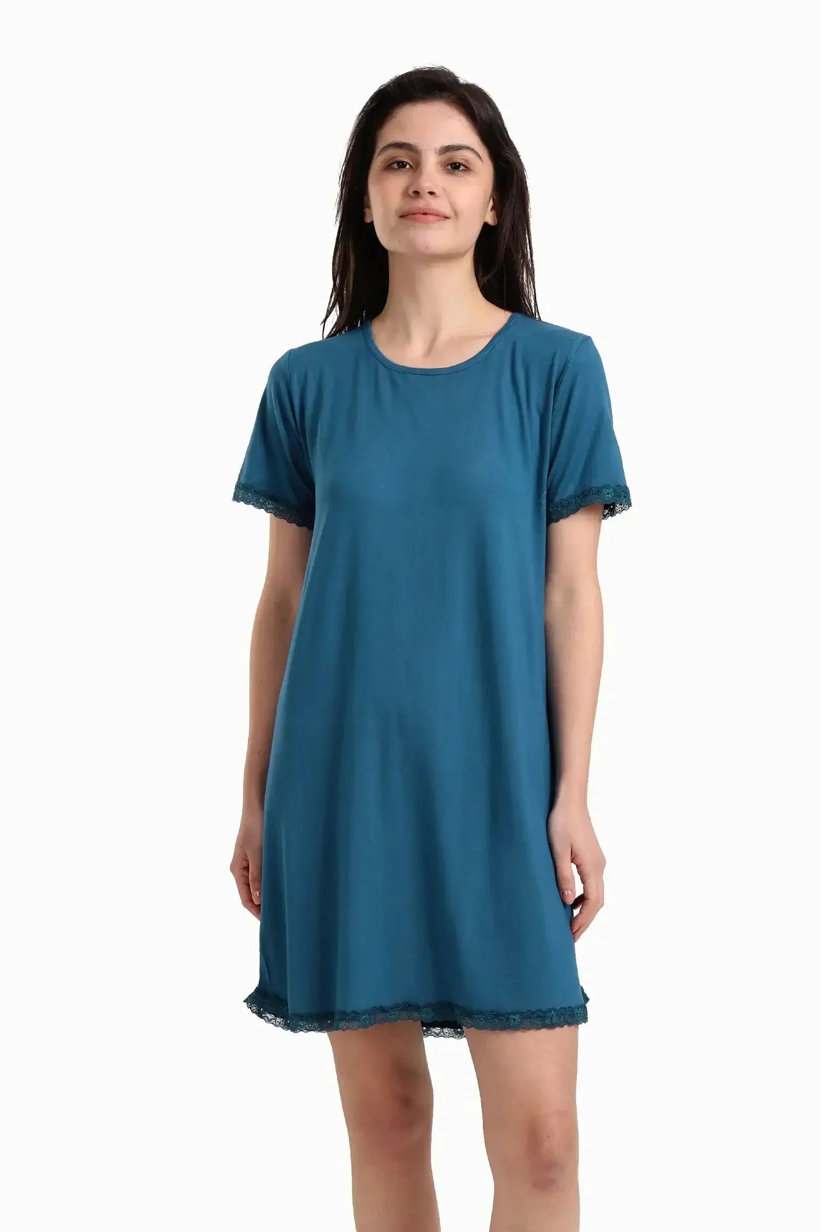 Carina - Lightweight Nightgown with Lace 13