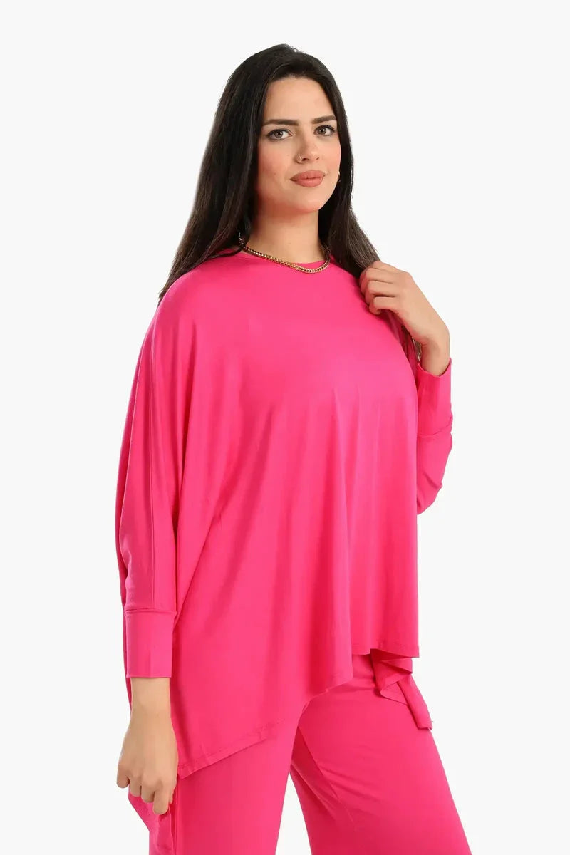 Carina - Asymmetrical Lounge Poncho 4