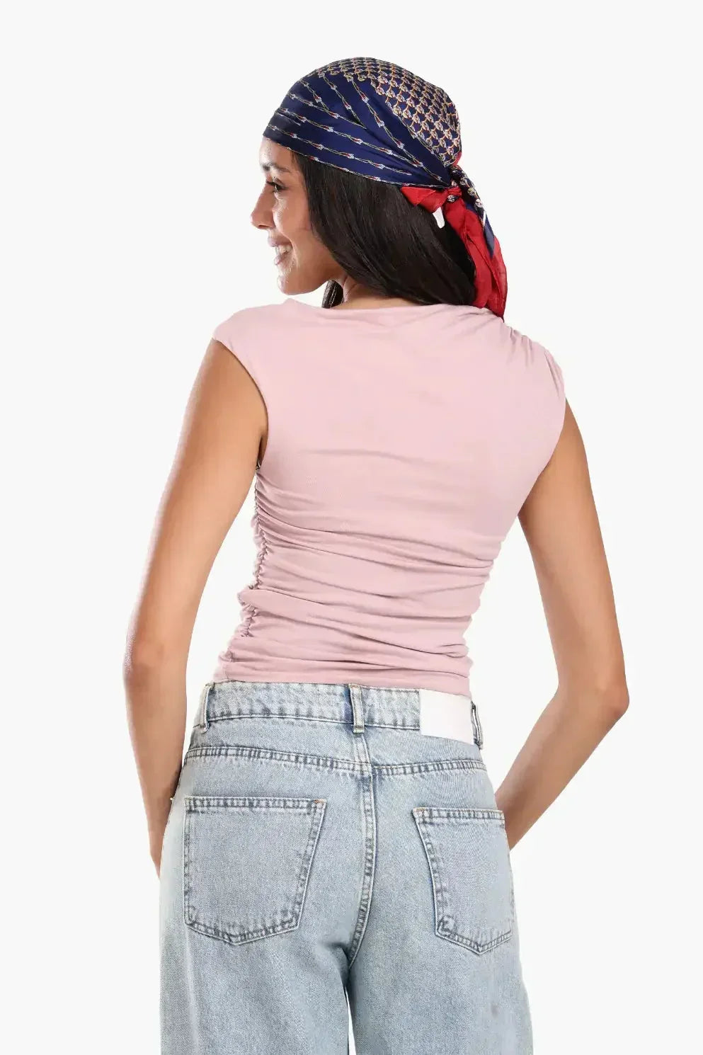 Carina - Ruched Side Sleeveless Top 7