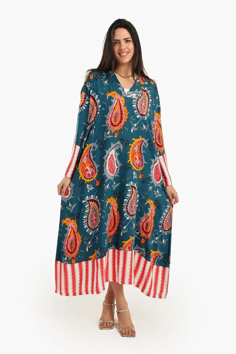 Carina - Colored Viscose Abaya 3