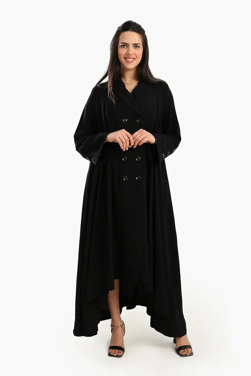 Carina - Double-Breasted Trench Cardigan 1
