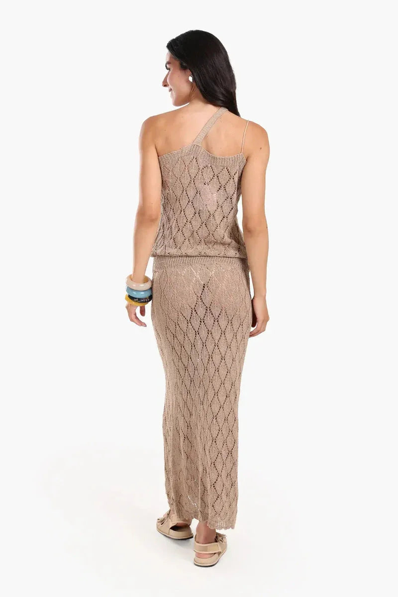 Carina - Sleeveless Knitted Beach Set 10