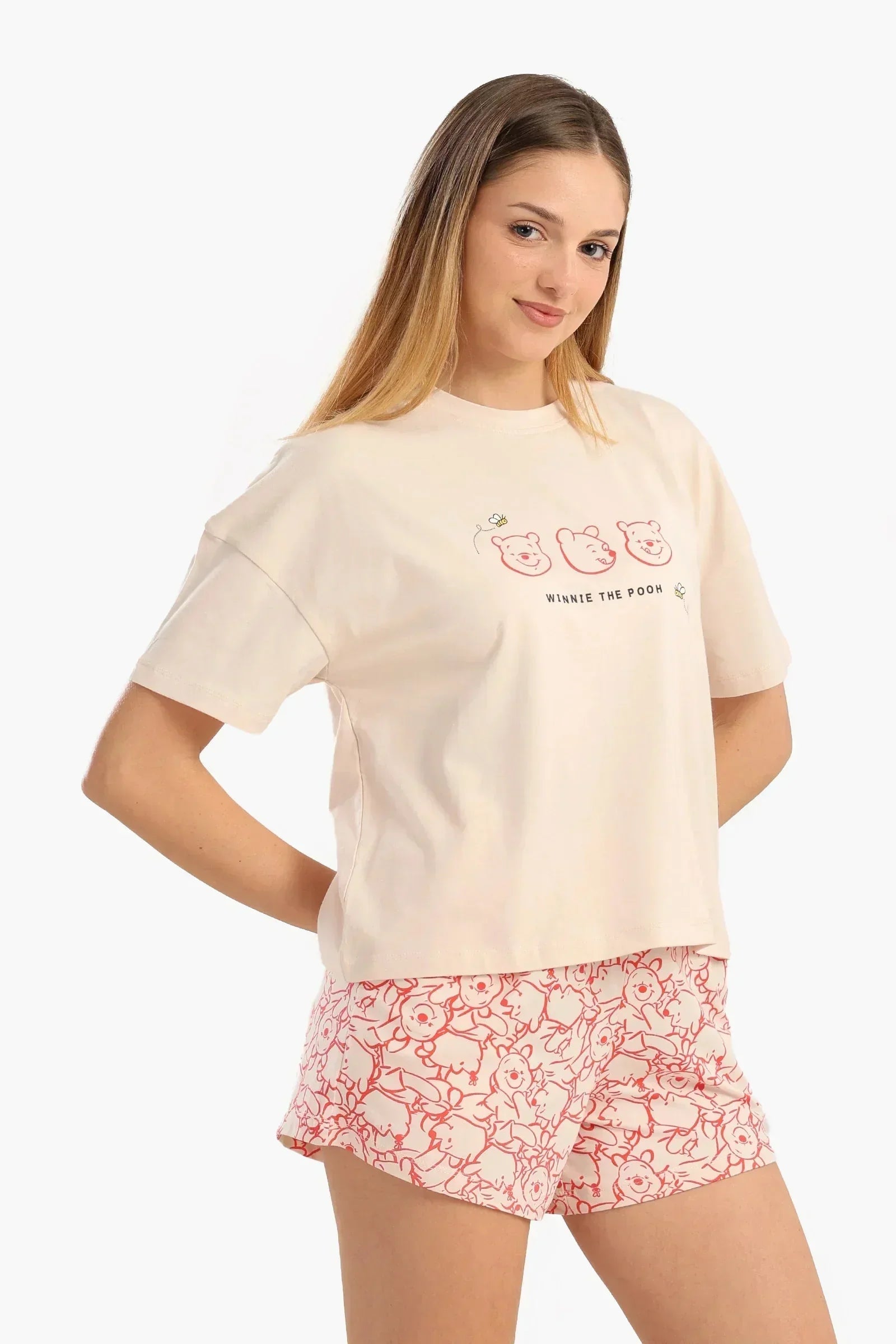 Carina - Pyjama Set with Pooh Print 1