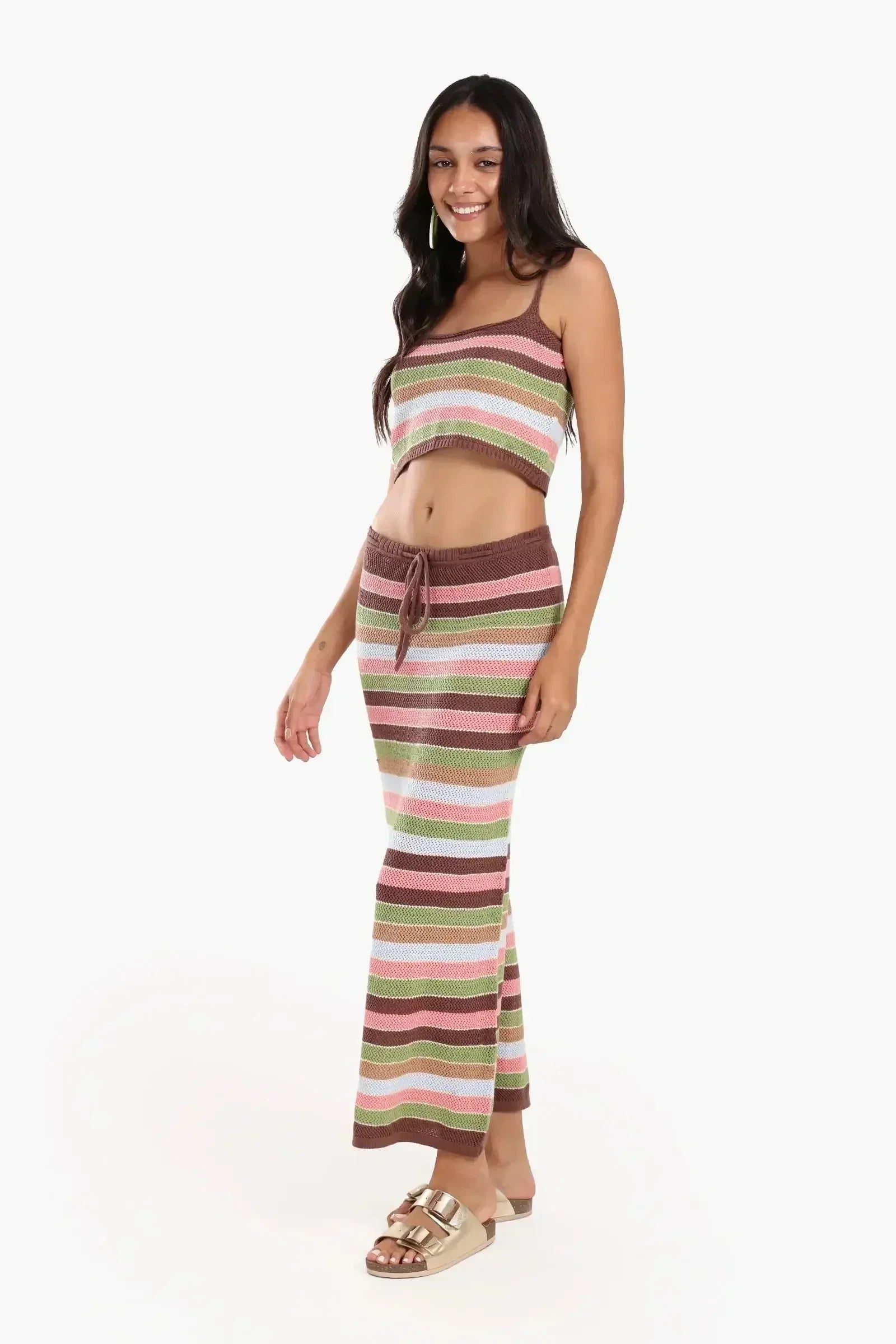 Carina - Colorful Striped Beach Set 2