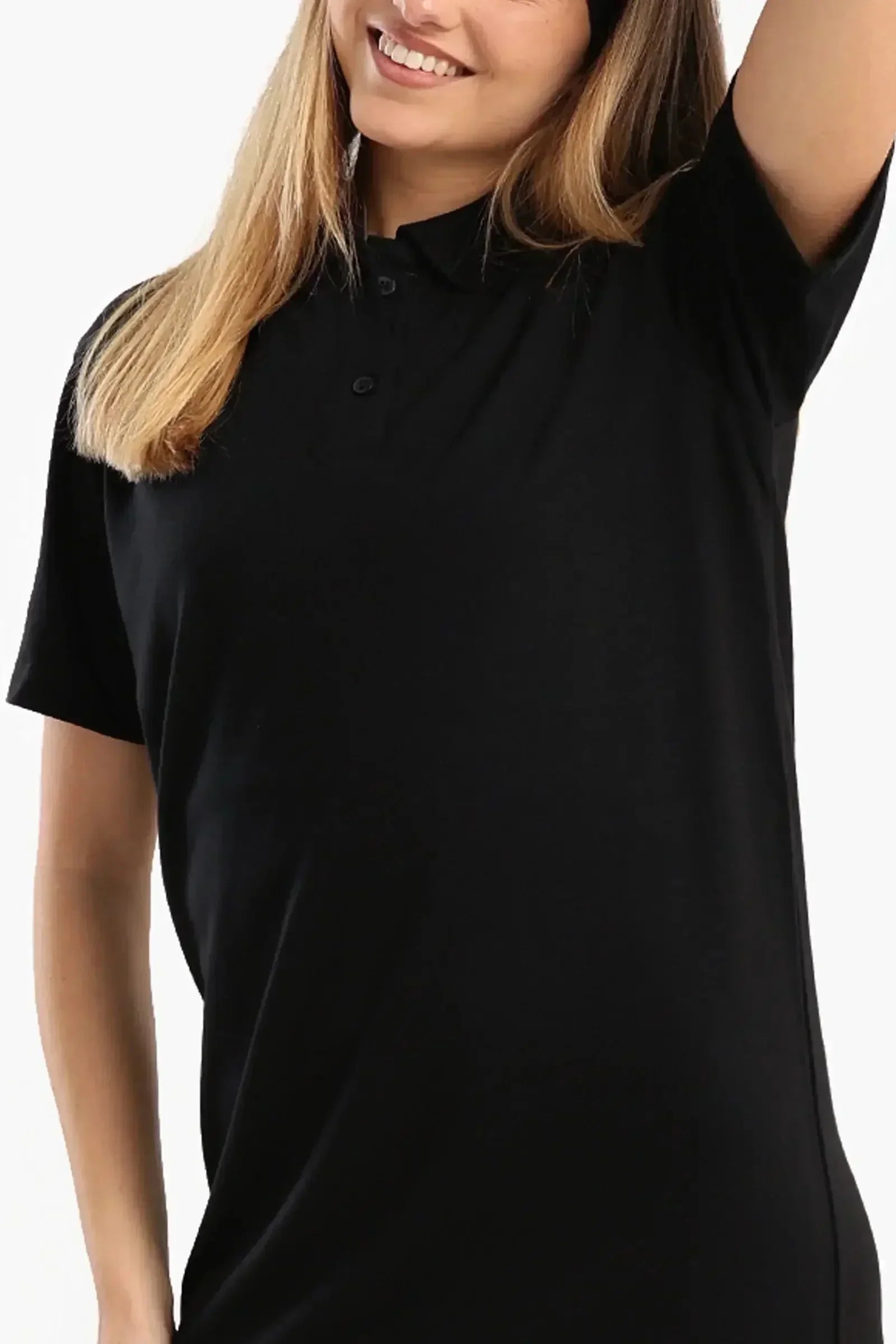 Carina - Cotton Collared Short Dress 4