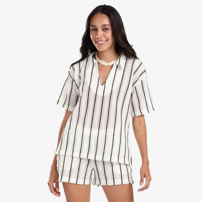 Chic Striped Beach Set - Carina 6