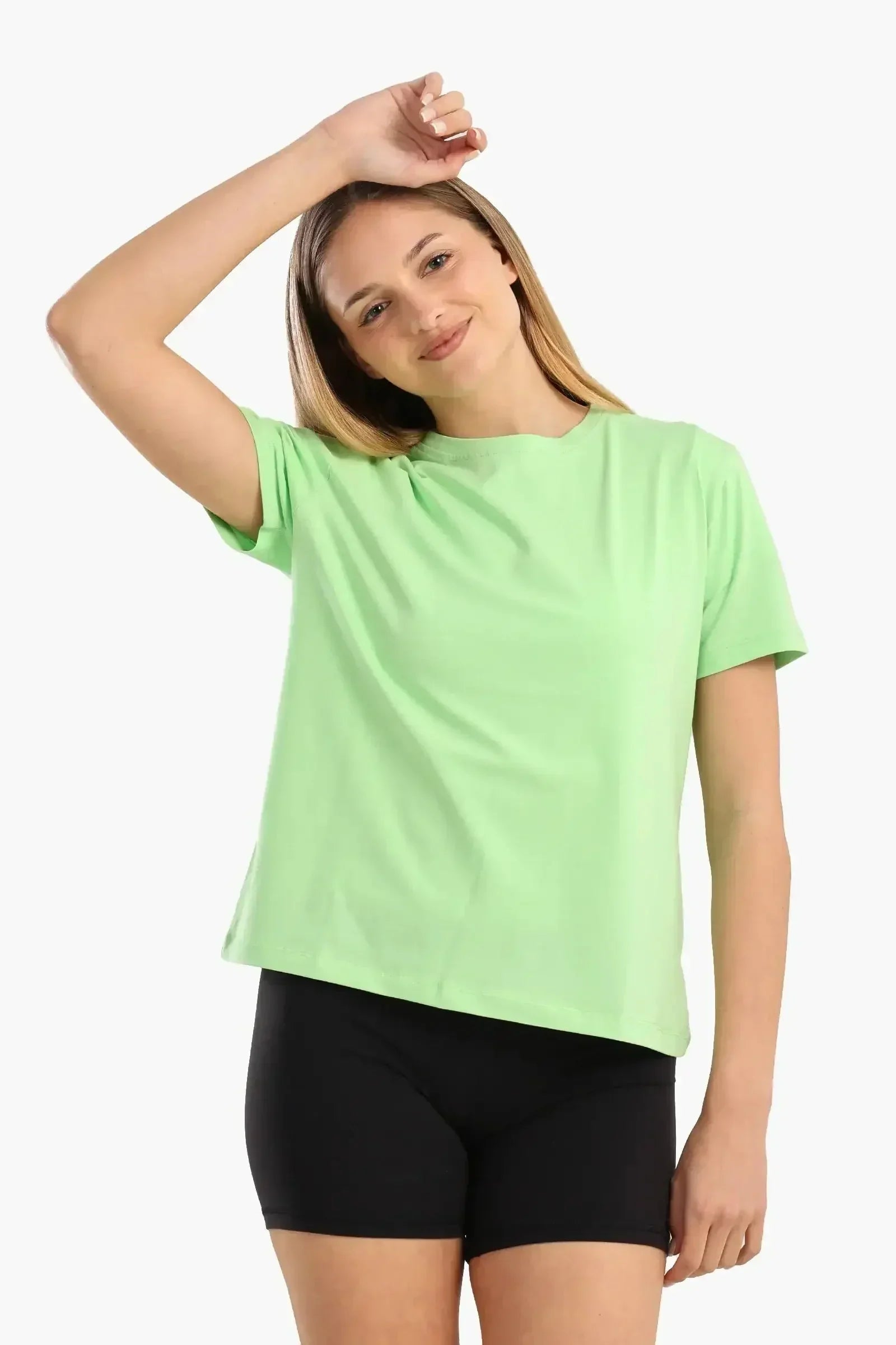 Carina - Cotton Basic Slip On T-Shirt 1