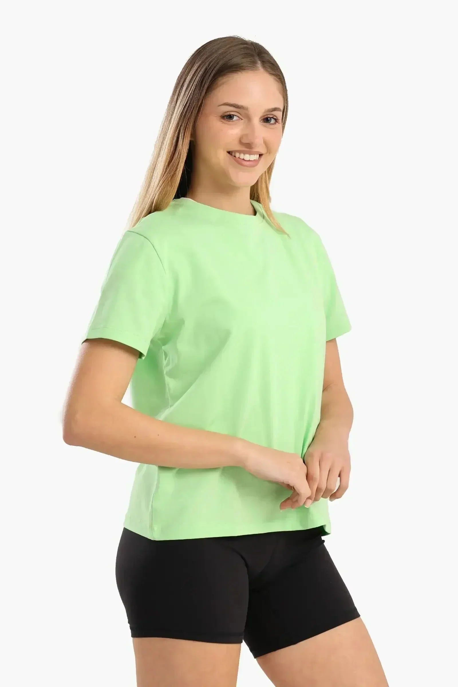 Carina - Cotton Basic Slip On T-Shirt 2
