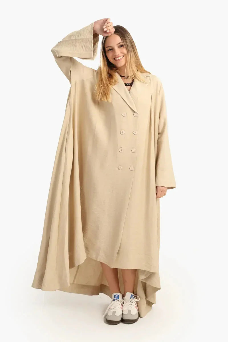 Carina - Double-Breasted Trench Cardigan 3