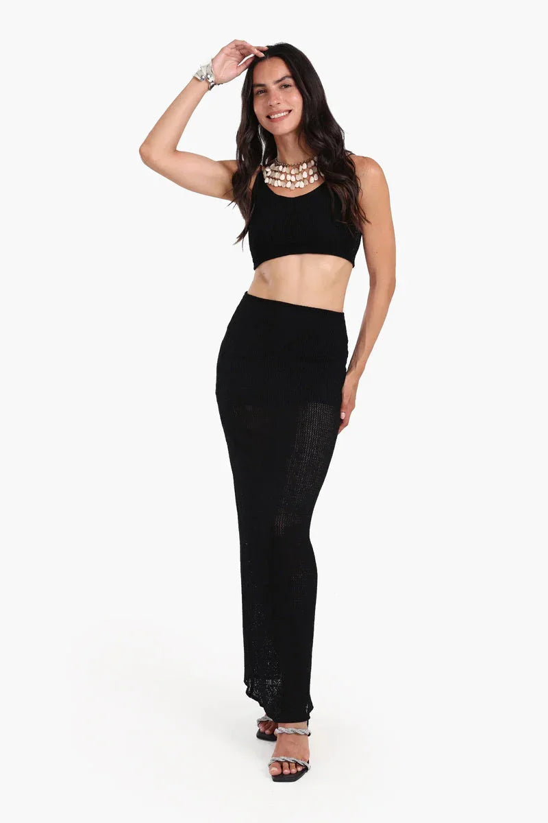 Carina - 2 Pieces Knitted Beach Set 1