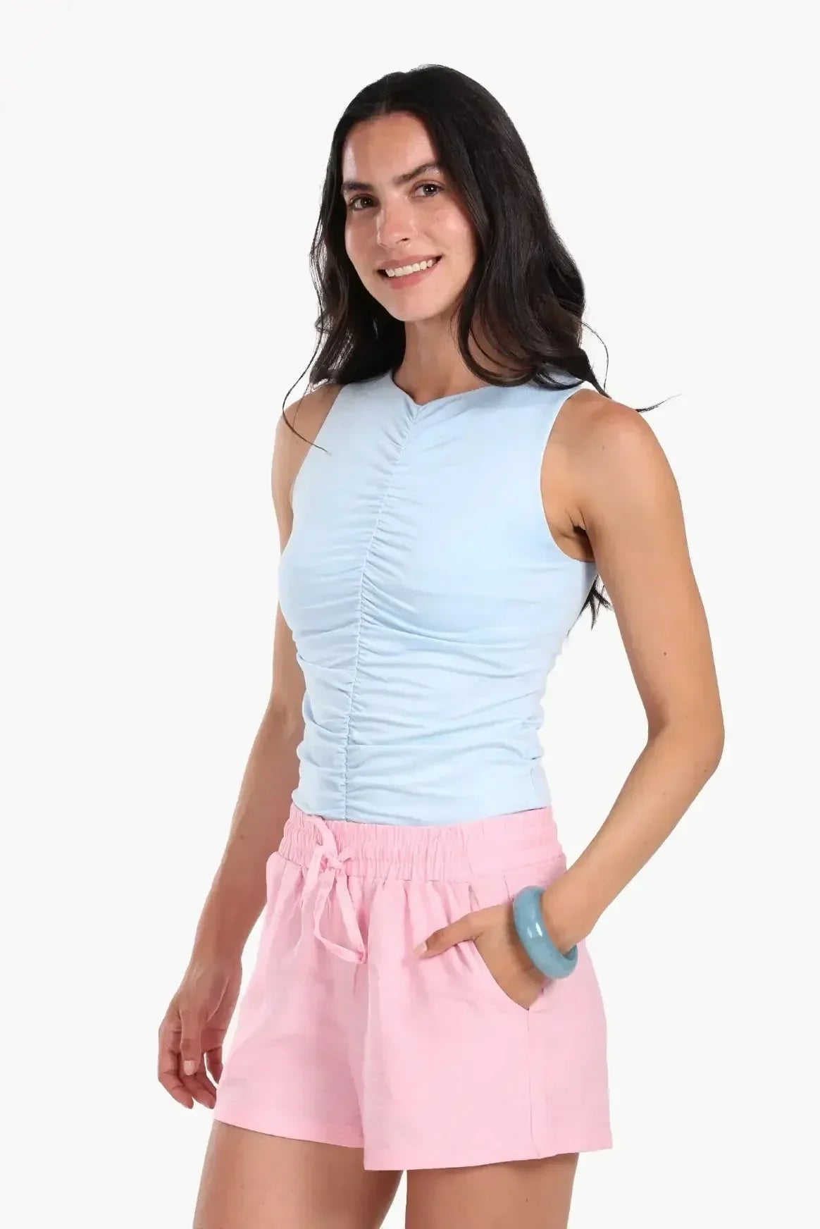 Carina - Ruched Front Tank Top 2