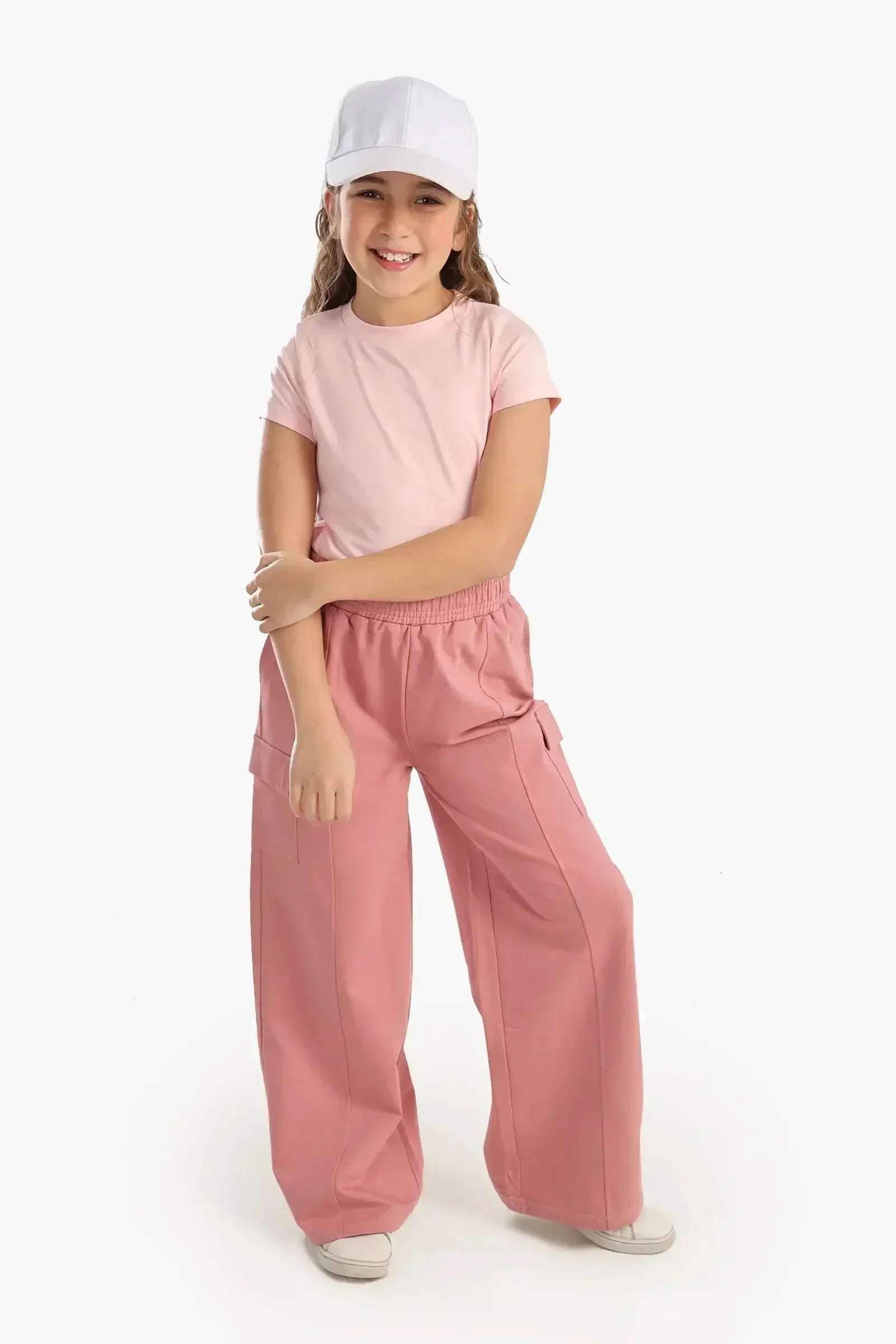 Carina - Girly Wide-Leg Cargo Pants 16