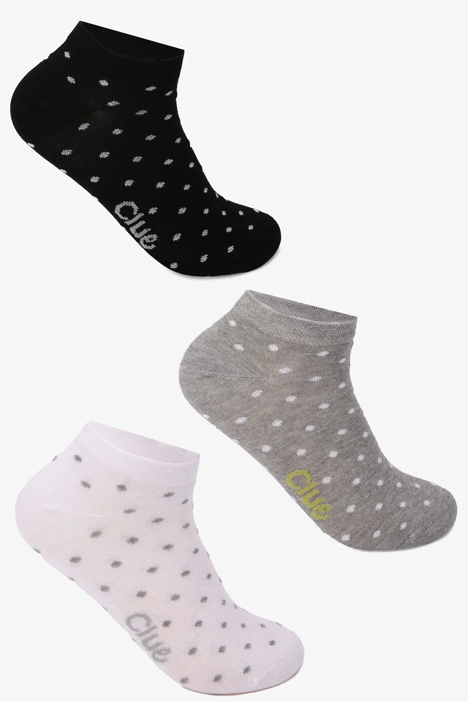 Clue - Dotted Everyday Socks - 3 Pairs 1