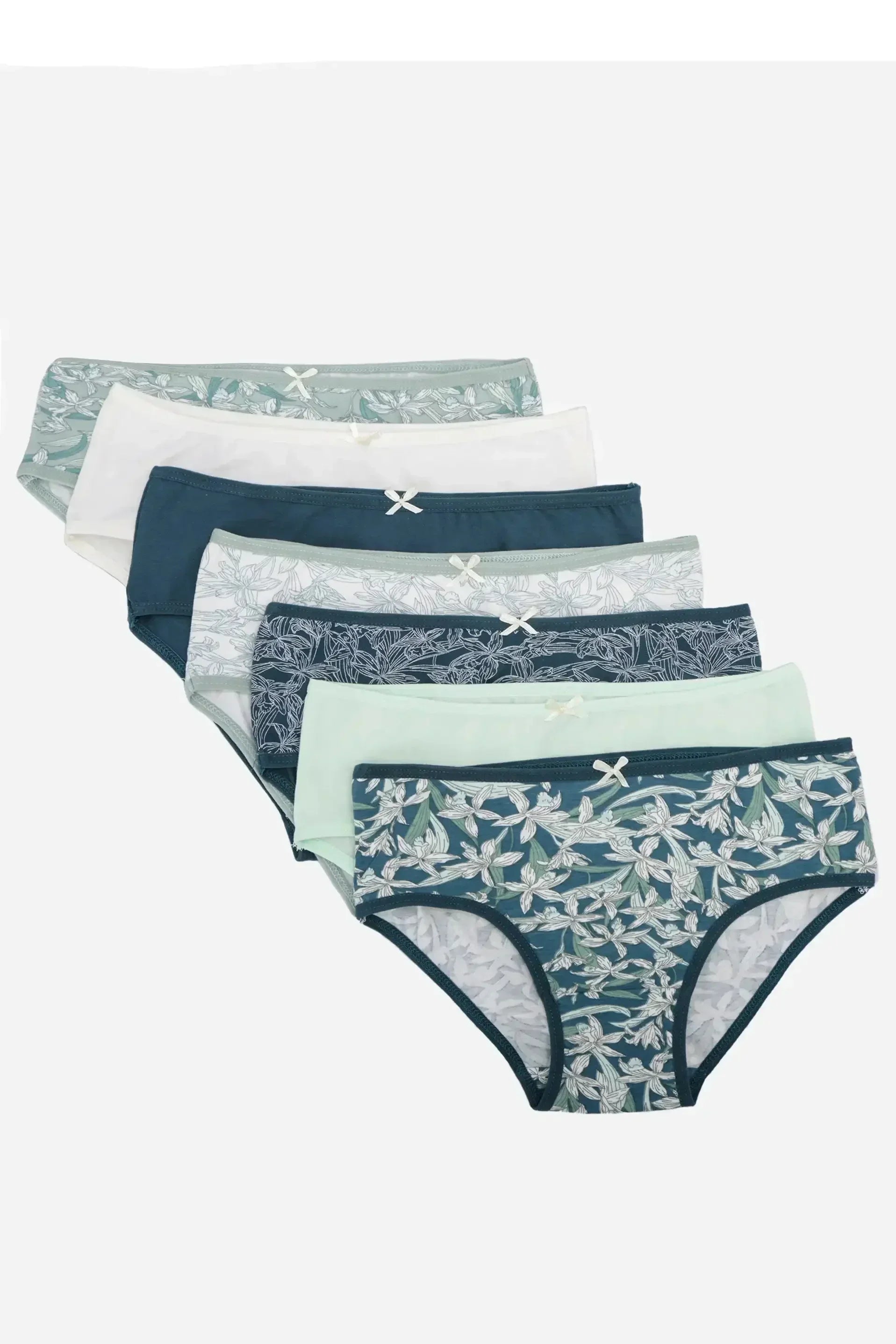 Carina - Pack of 7 Colored Brief Panties 1