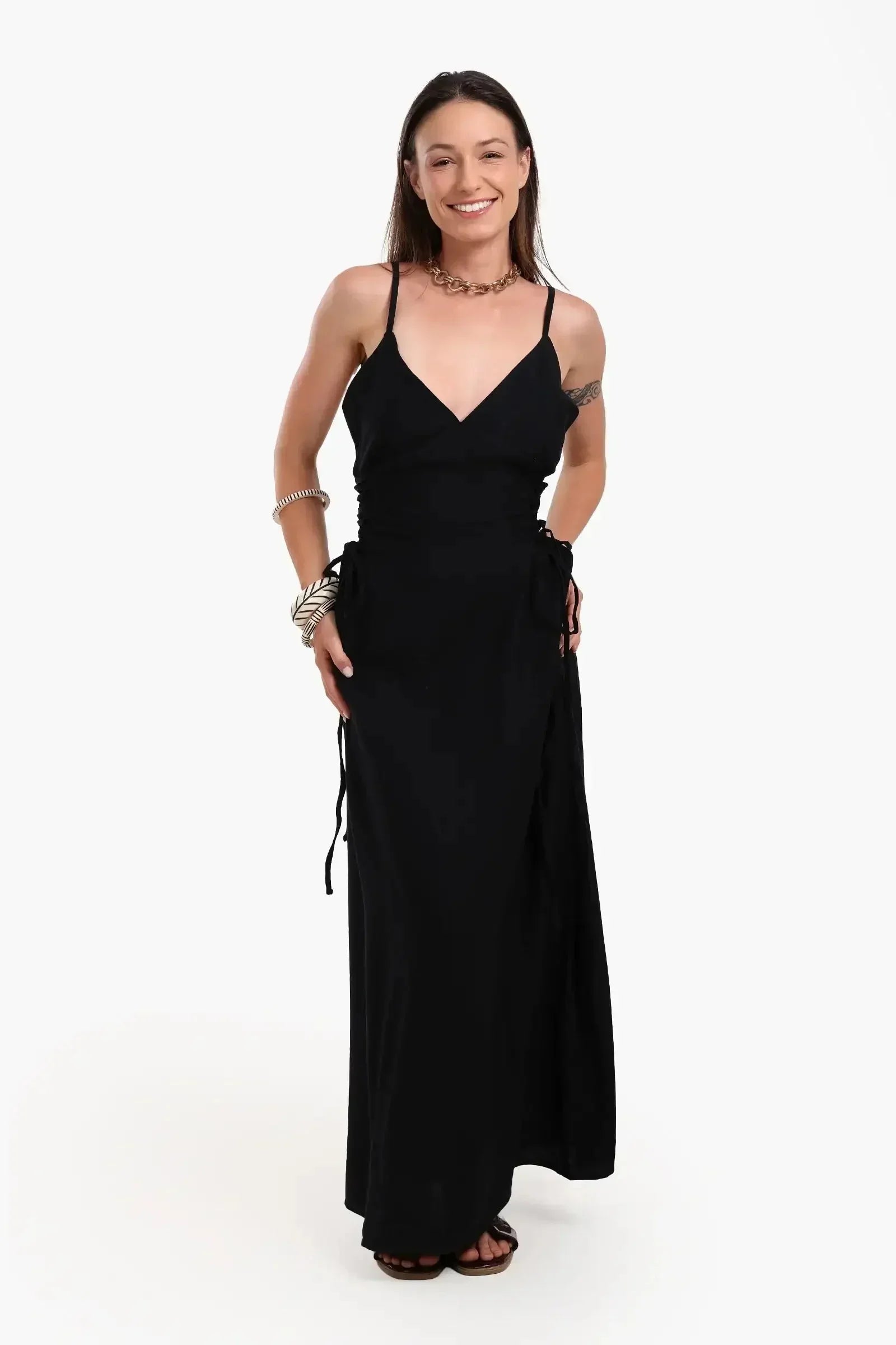 Carina - Ruched Sides Beach Dress 9