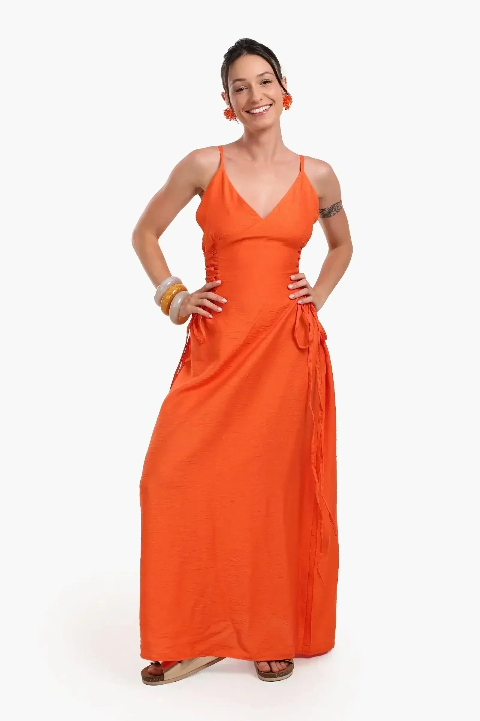 Carina - Ruched Sides Beach Dress 5