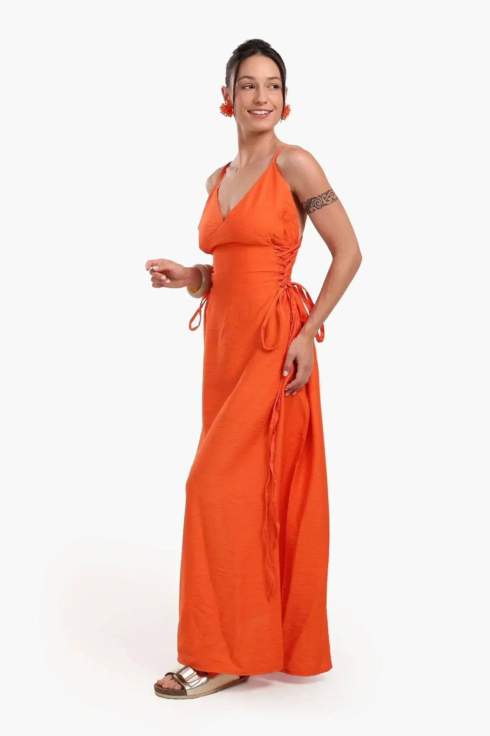 Carina - Ruched Sides Beach Dress 6