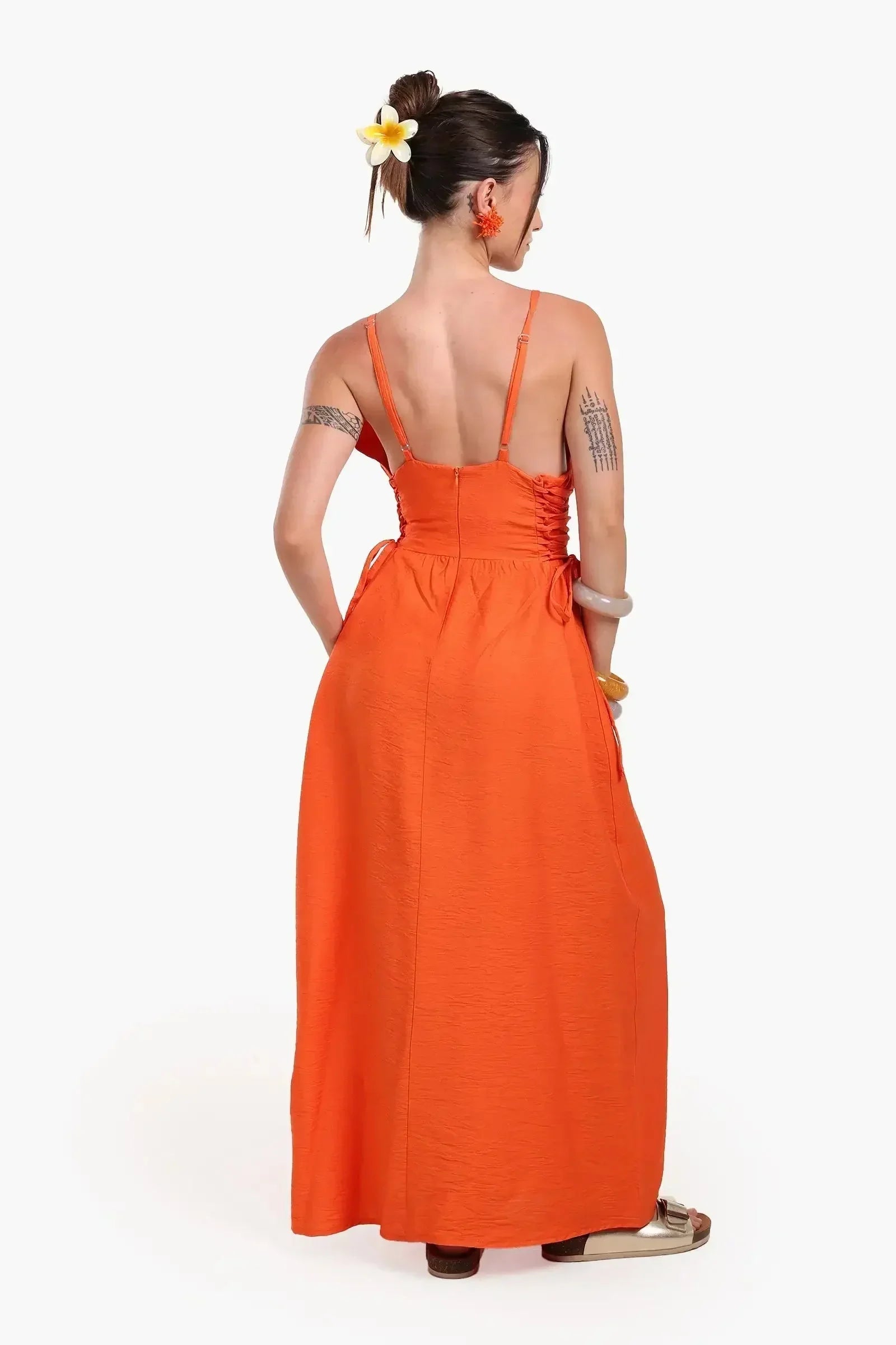 Carina - Ruched Sides Beach Dress 7
