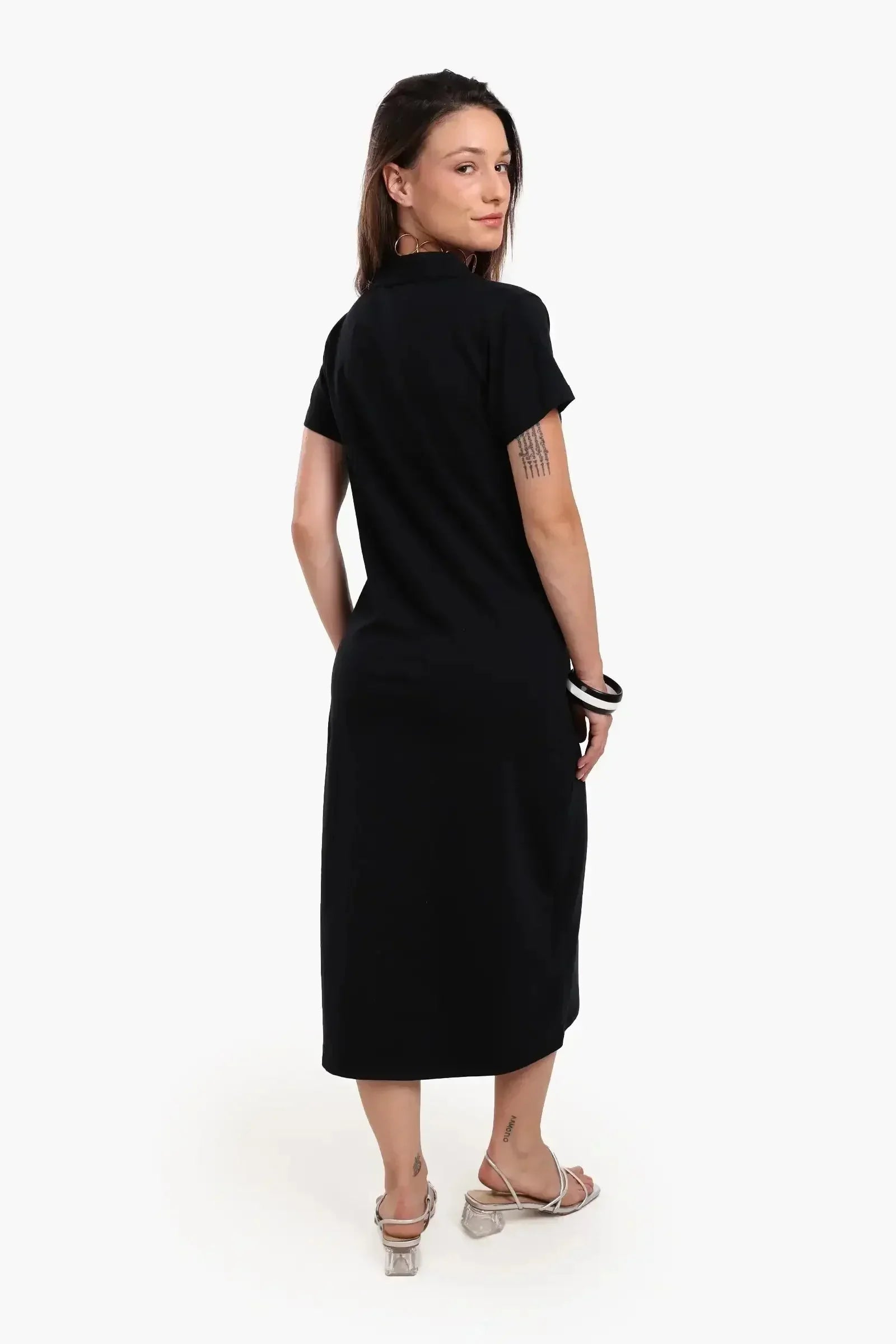 Carina - Polo Neck Midi Dress 11