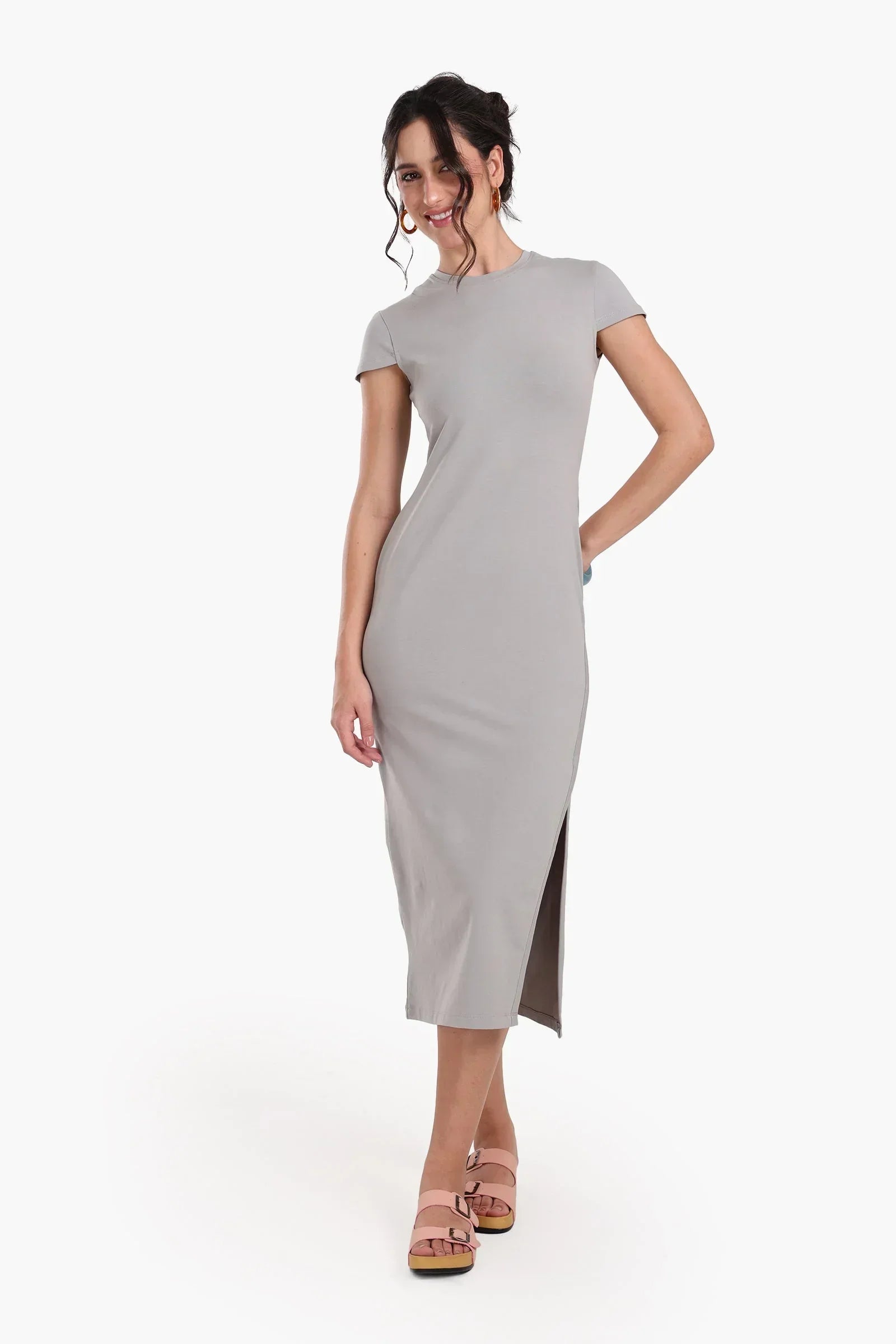 Clue - Slim Fit Midi Dress 1