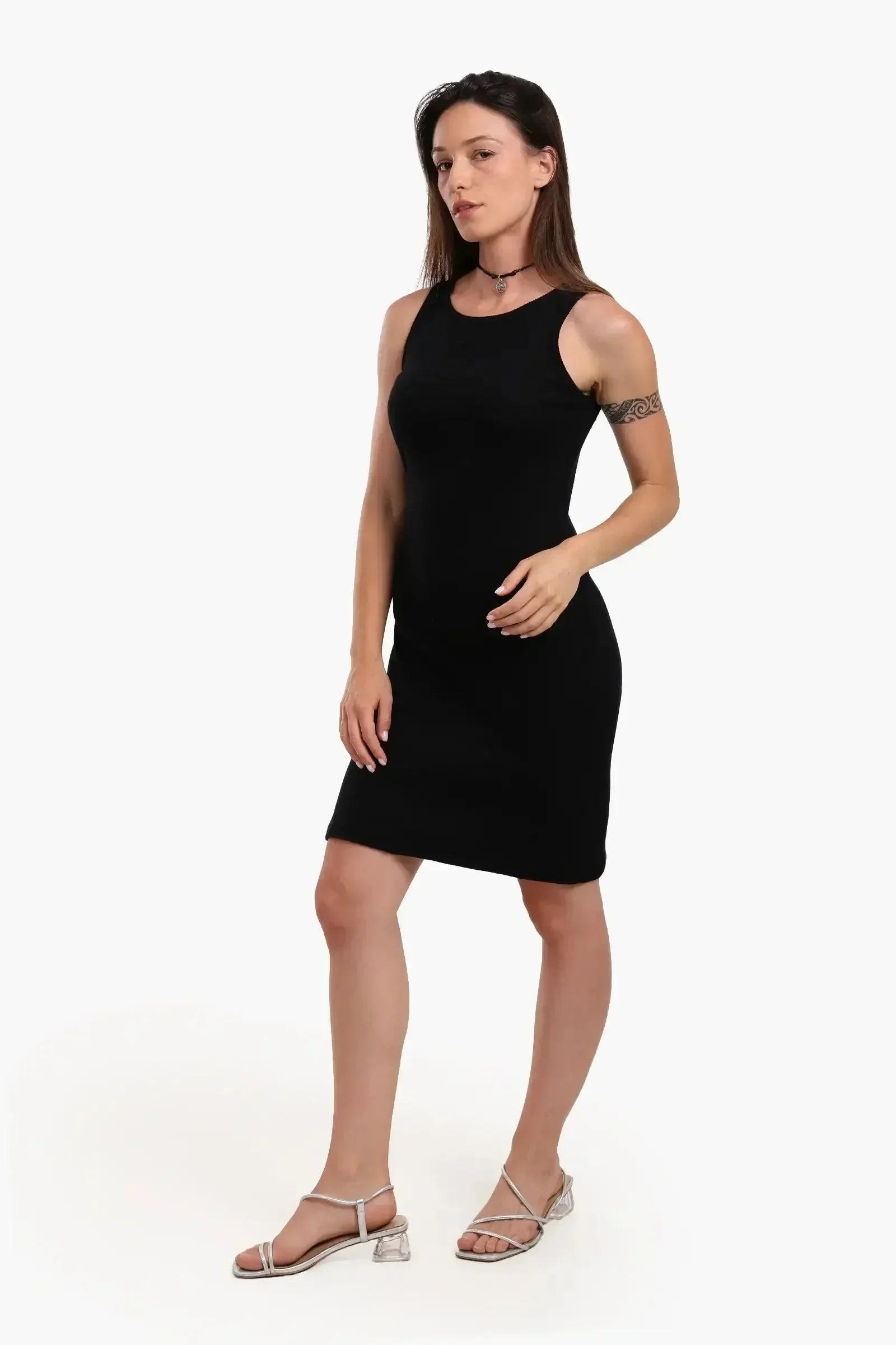 Carina - Ribbed Basic Dress 2