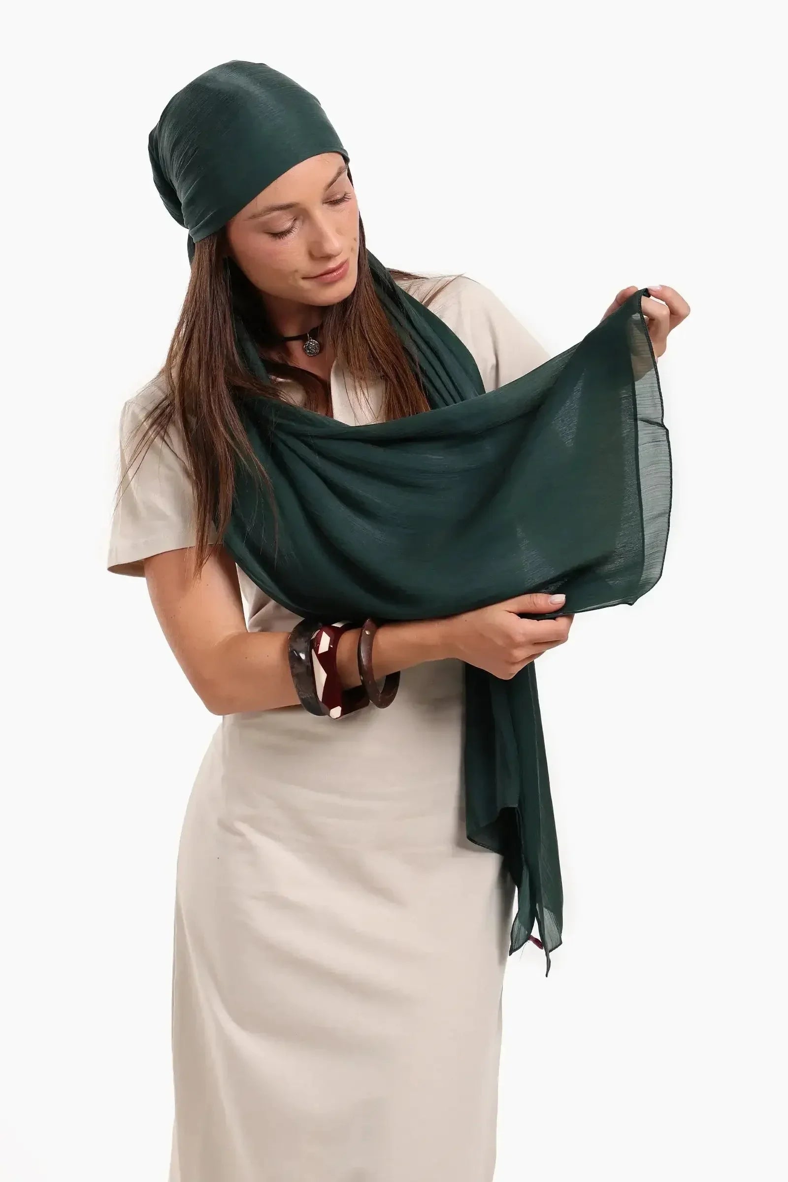 Carina - Organza Crinkle Scarf 3