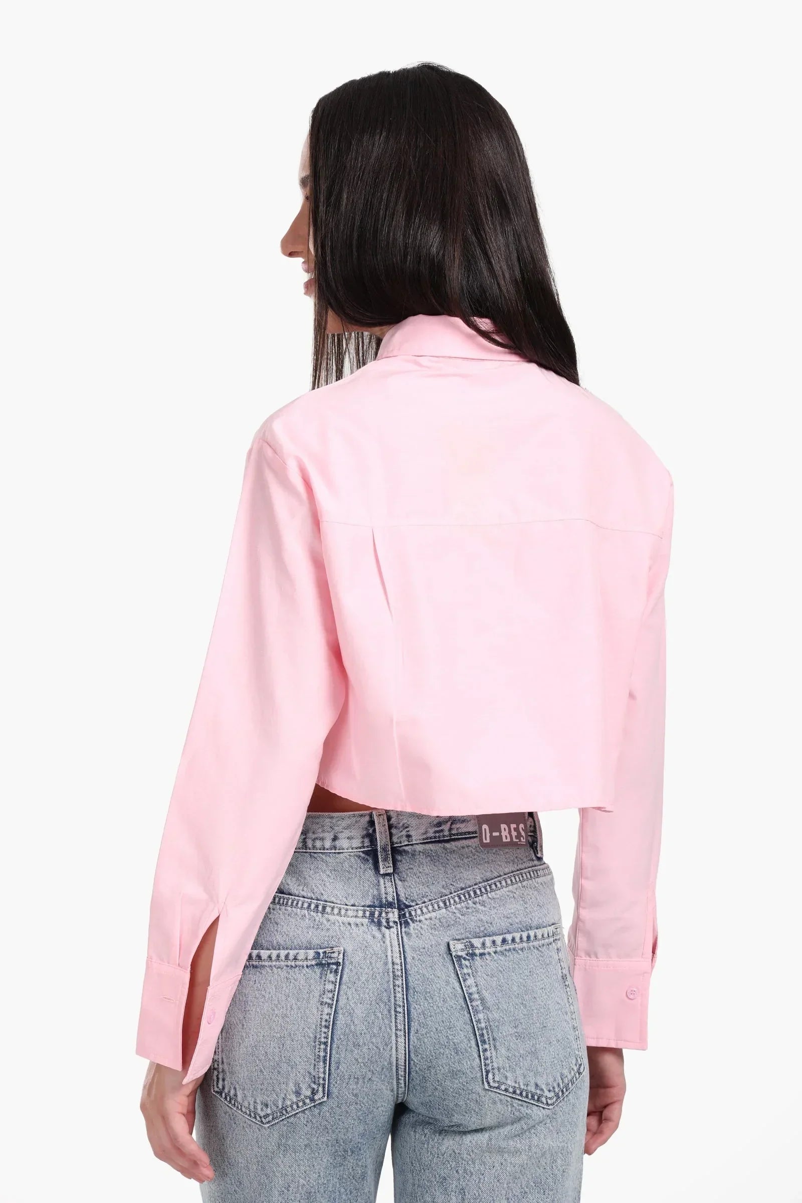 Clue - Cropped Viscose Shirt 3