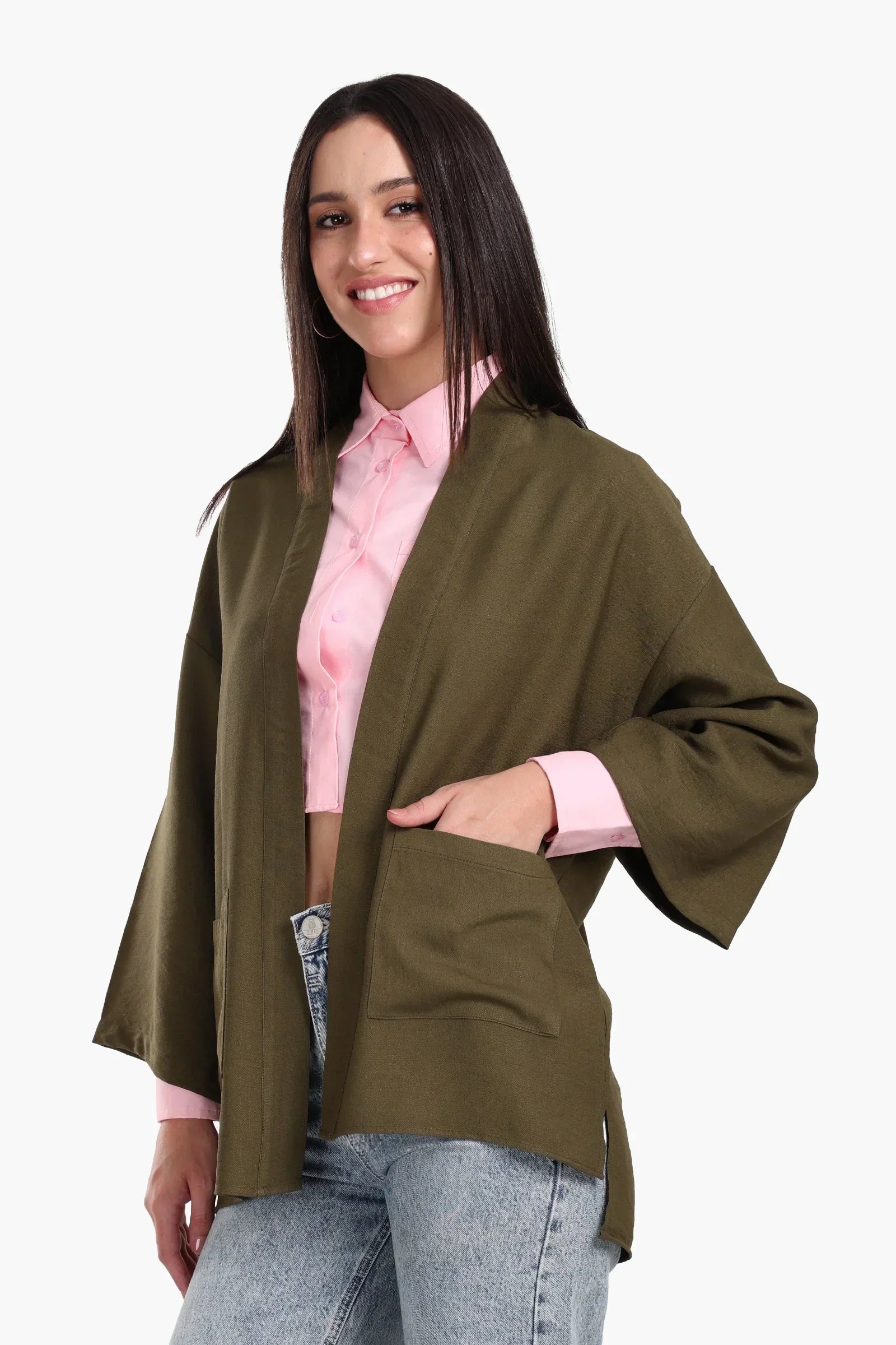 Clue - Wrist Length Sleeves Kimono 2