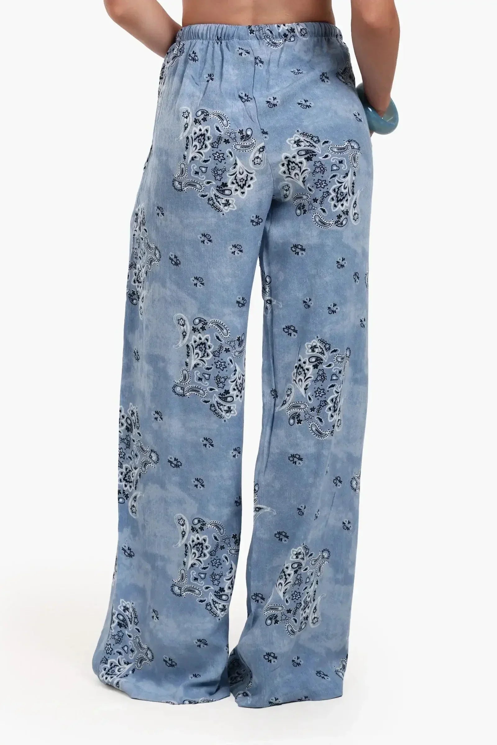 Carina - Printed Wide Leg Pants 3