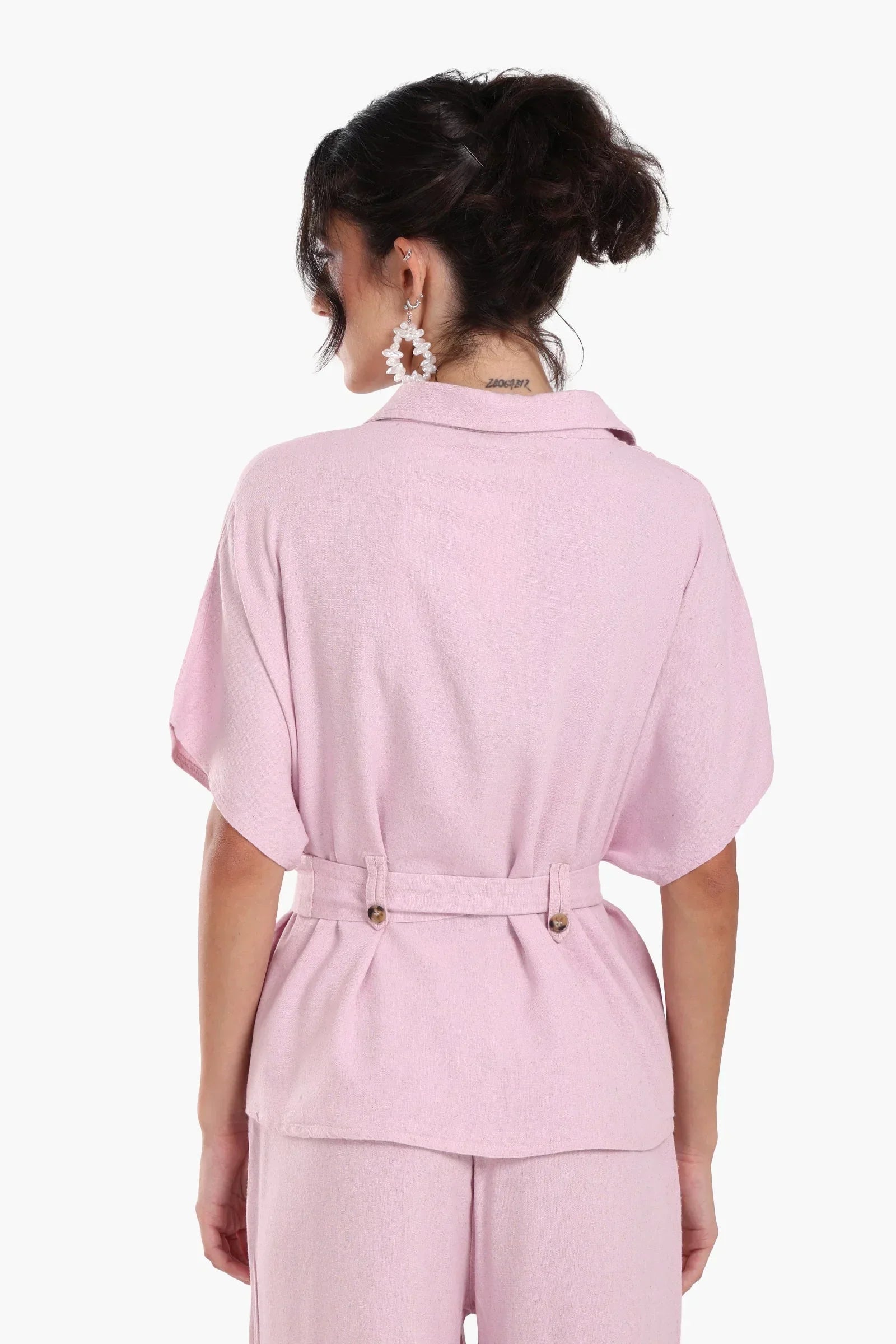 Clue - Utility Belted Lounge Top 3