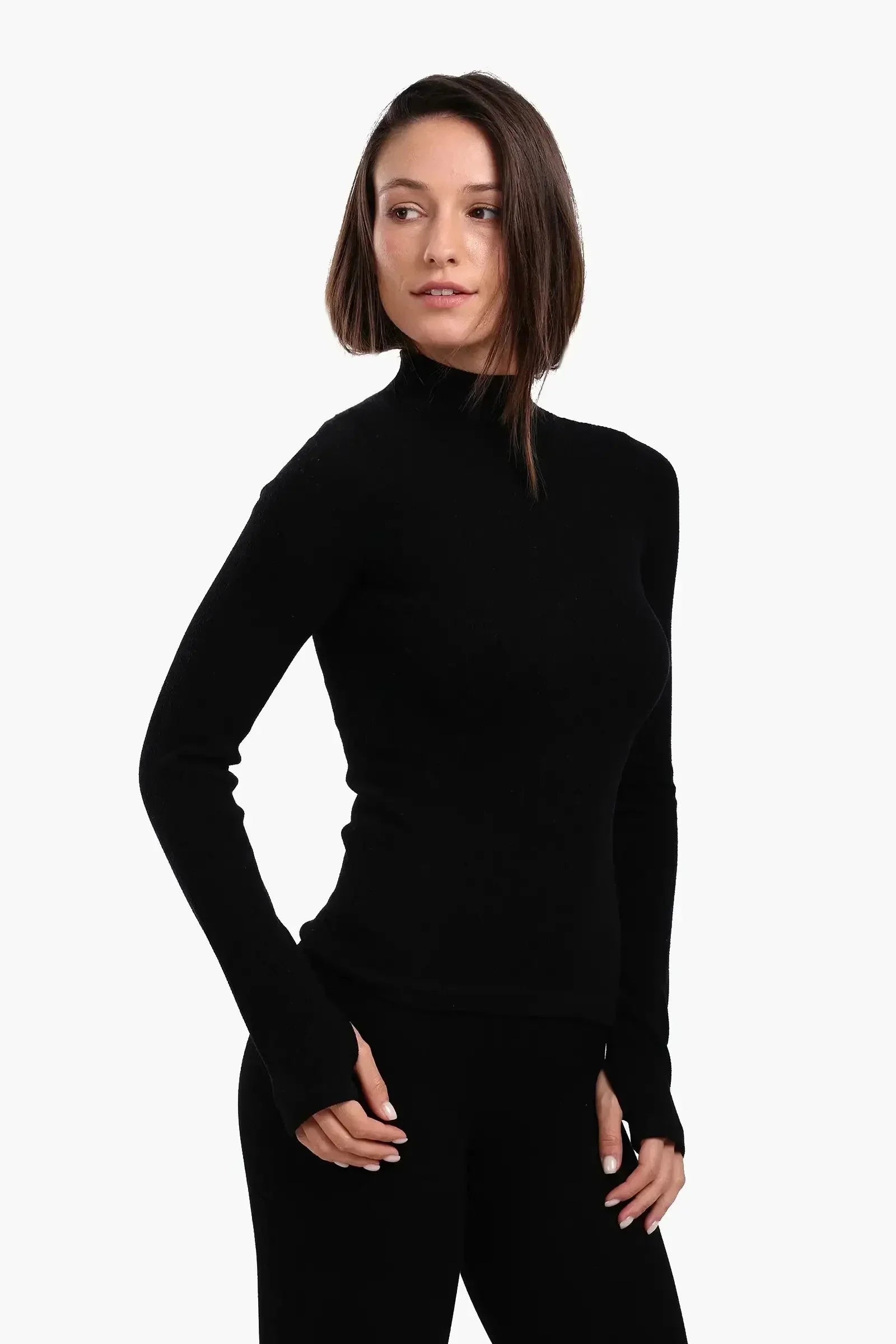 Carina - High Neck Top with Thumbhole 11