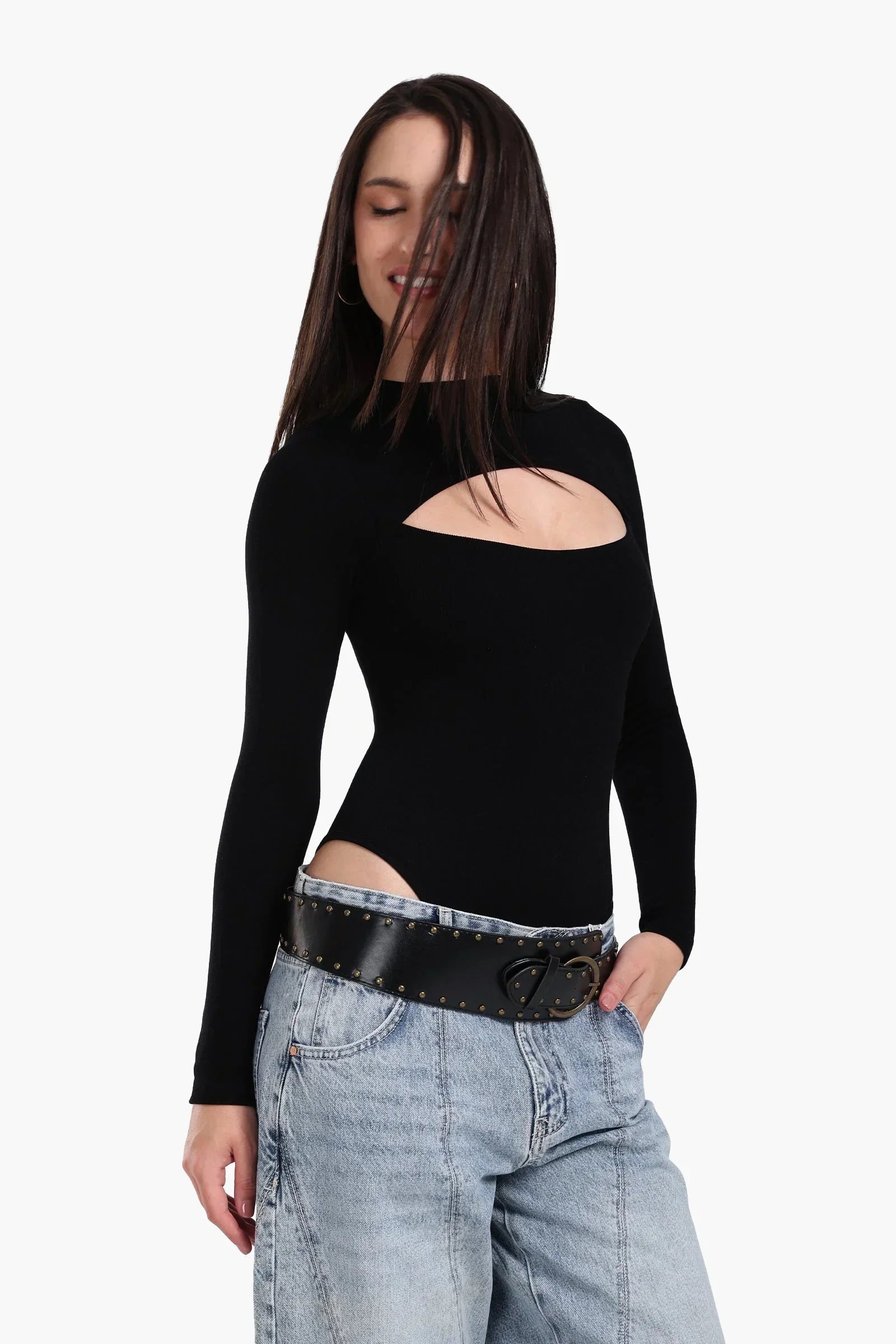 Clue - Central Chest Cut-Out Bodysuit 2