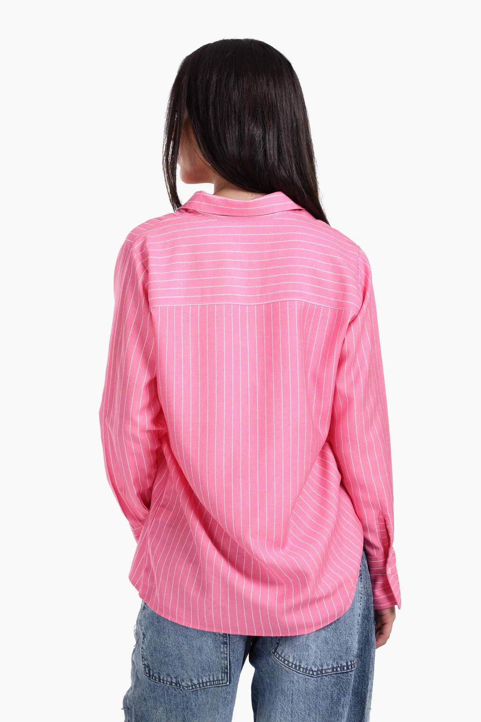 Clue - Hot Pink Striped Shirt 2