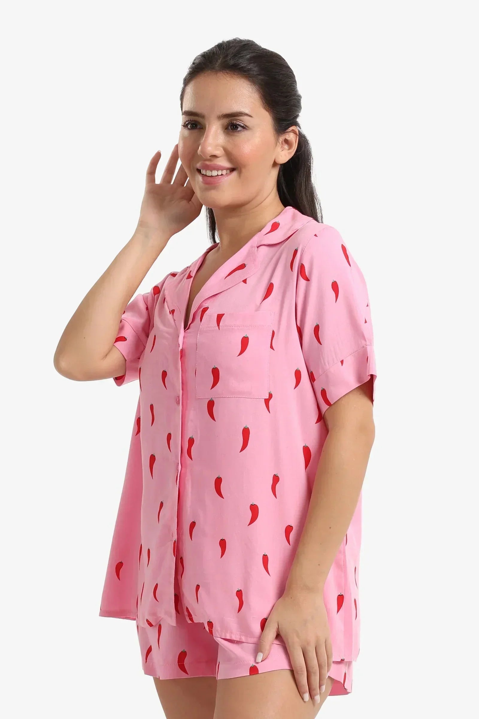 Carina - Pepper Print Pyjama Set 2