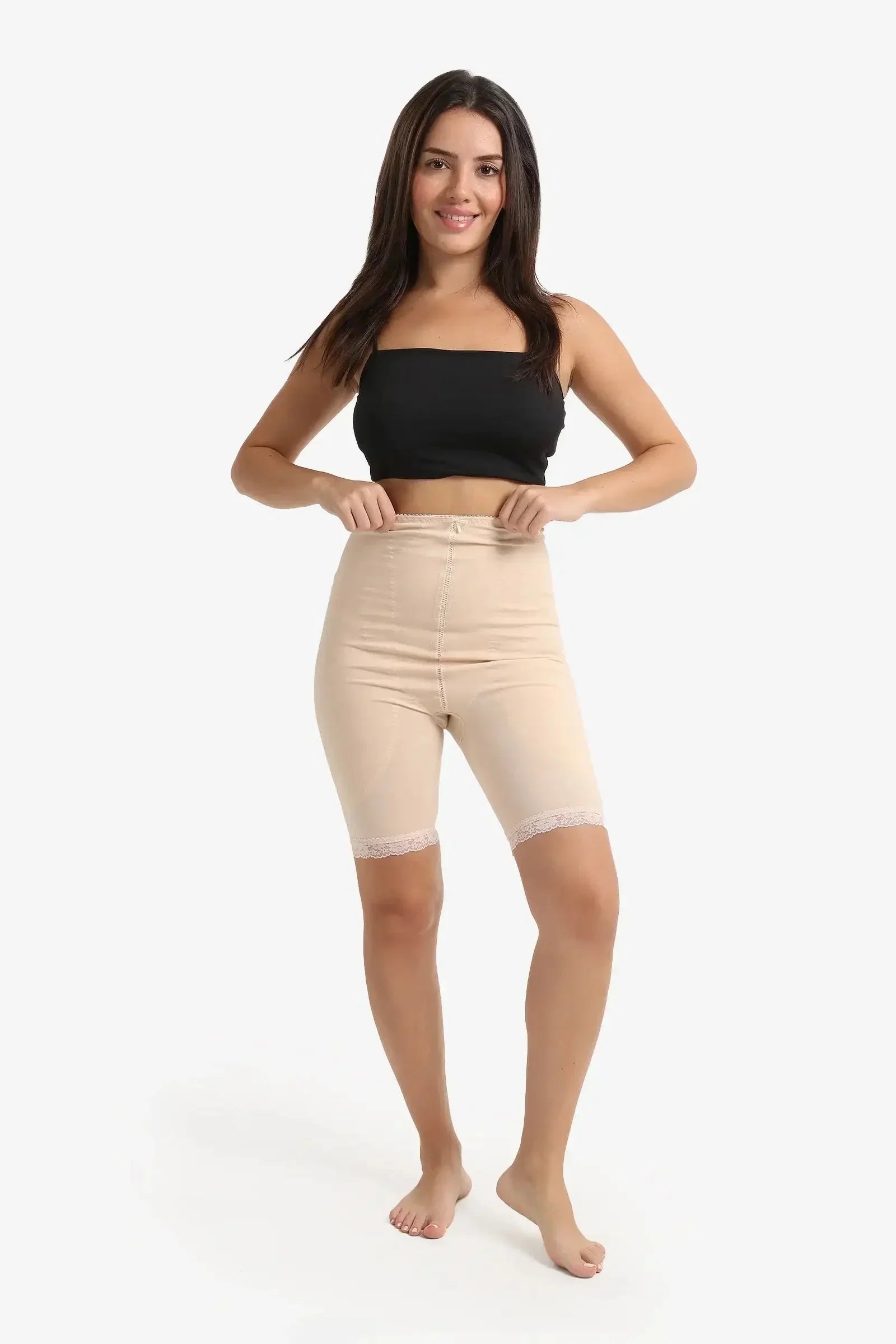 Carina - Lace Hem Shorts Corset 8