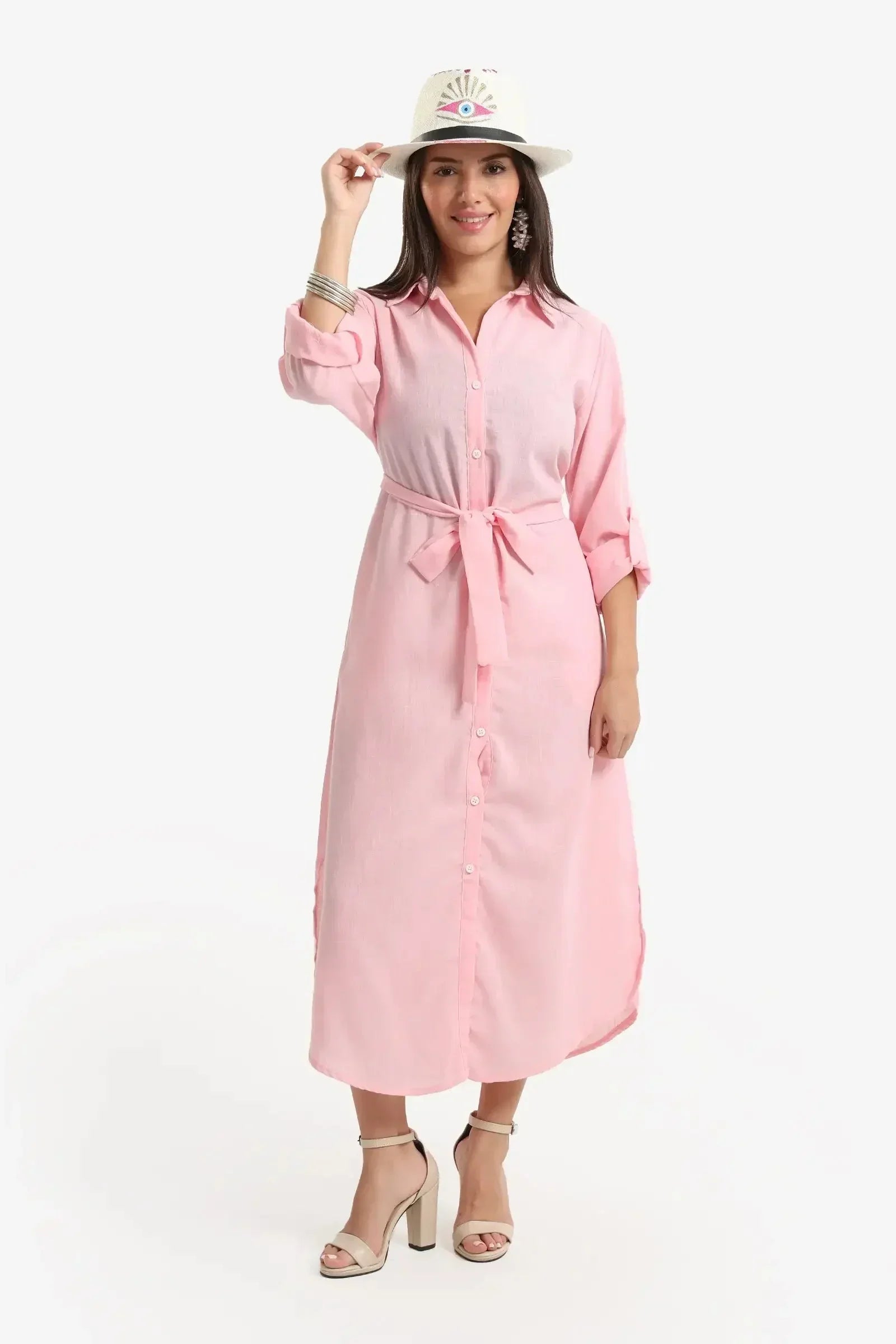 Carina - Beach Dress with Deatchable Belt 5