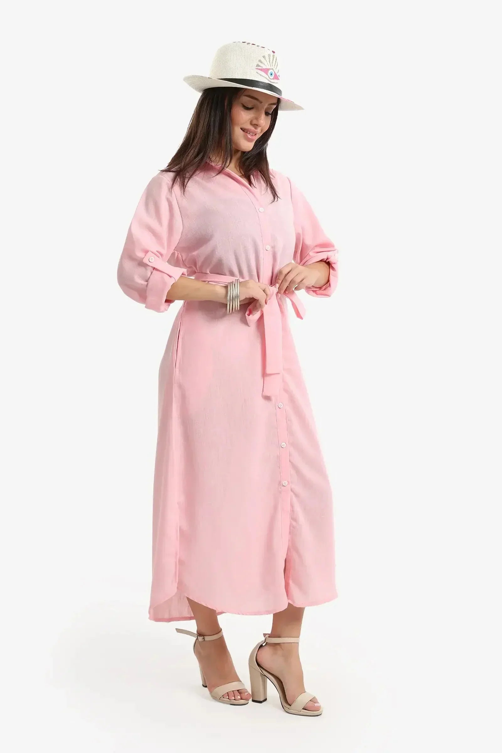 Carina - Beach Dress with Deatchable Belt 7