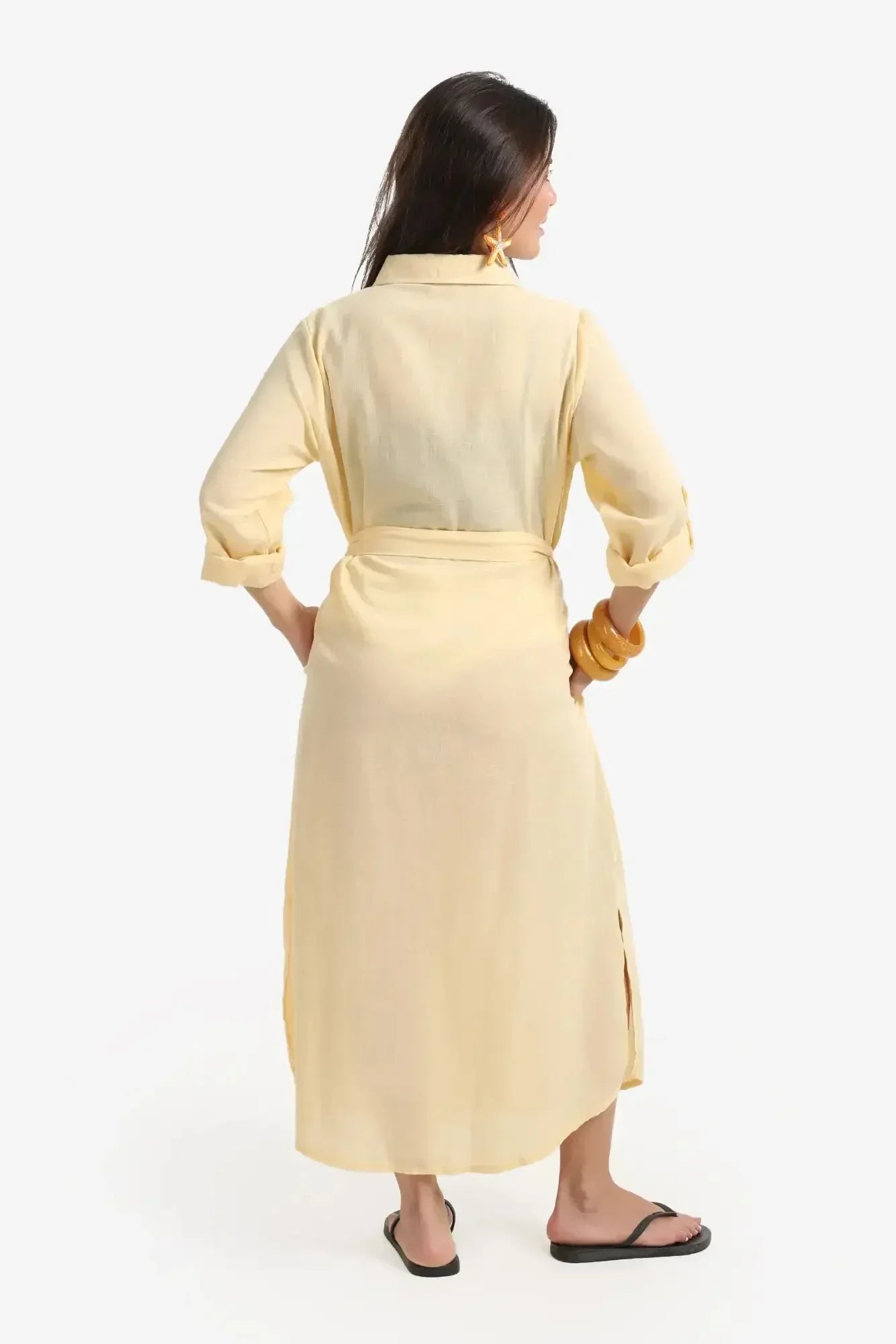 Carina - Beach Dress with Deatchable Belt 4